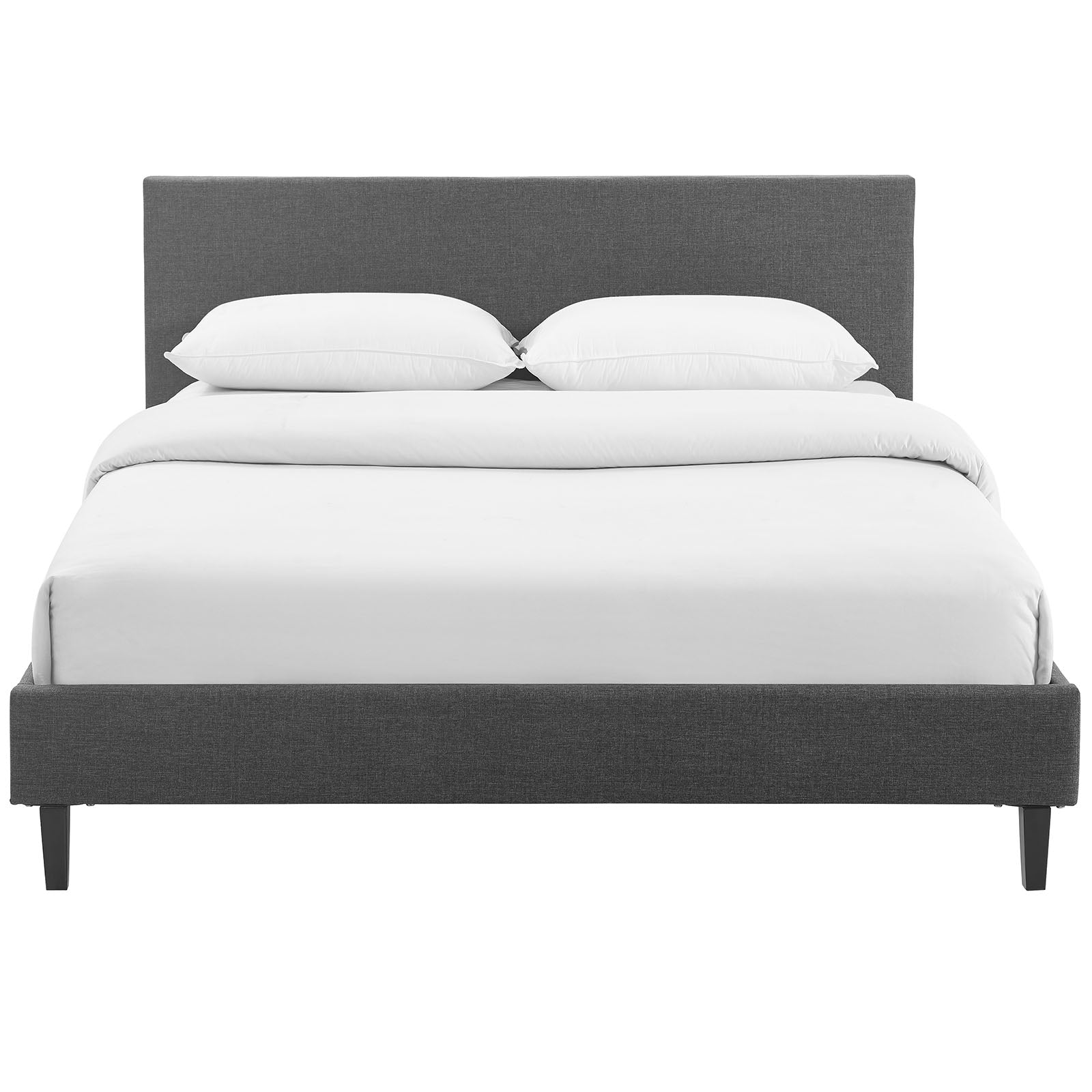 Modway Beds - Anya Queen Bed Gray