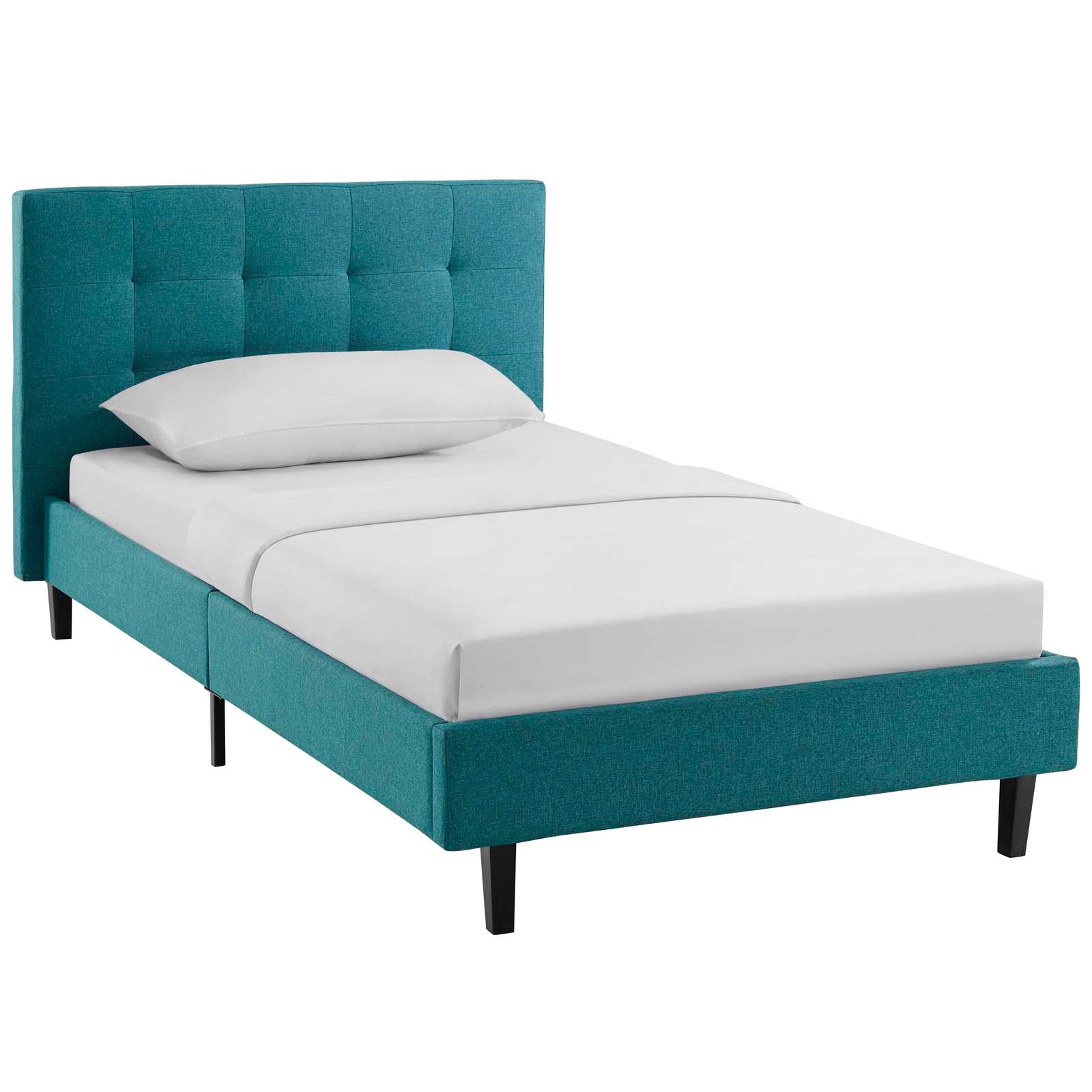 Modway Beds - Linnea Twin Bed Teal