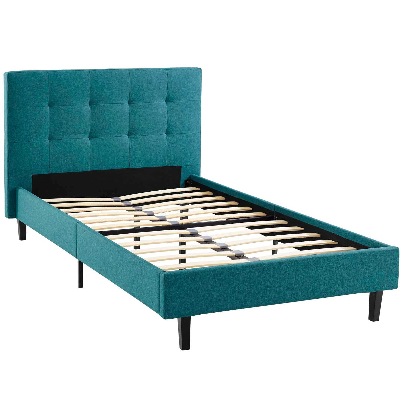 Modway Beds - Linnea Twin Bed Teal