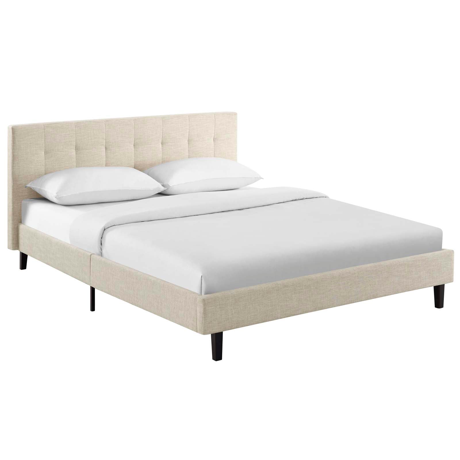 Modway Beds - Linnea Full Bed Beige