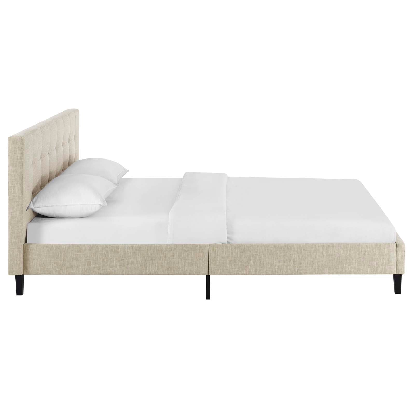 Modway Beds - Linnea Full Bed Beige