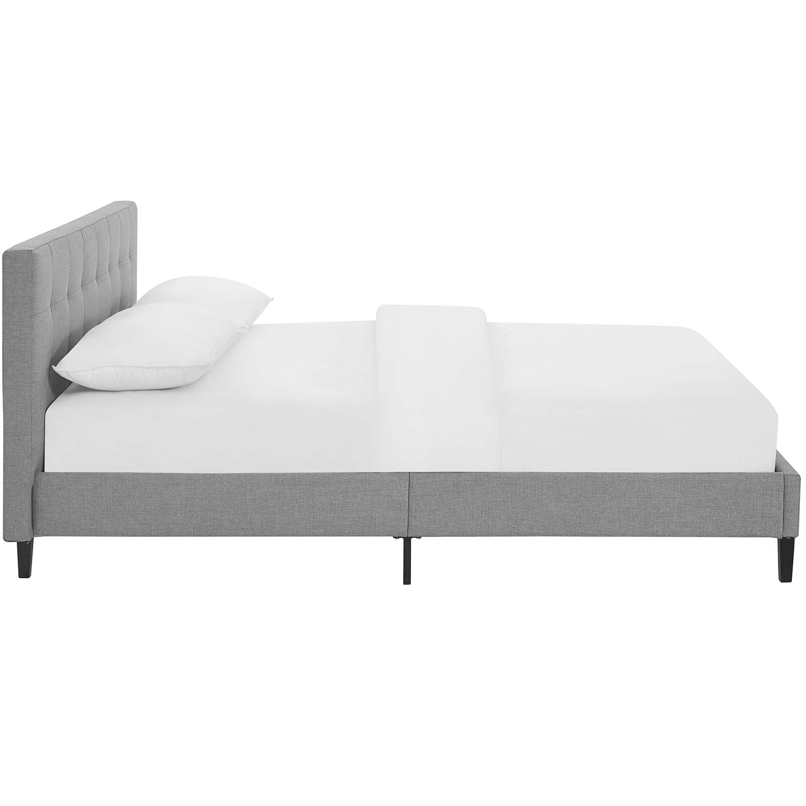 Modway Beds - Linnea Full Bed Light Gray