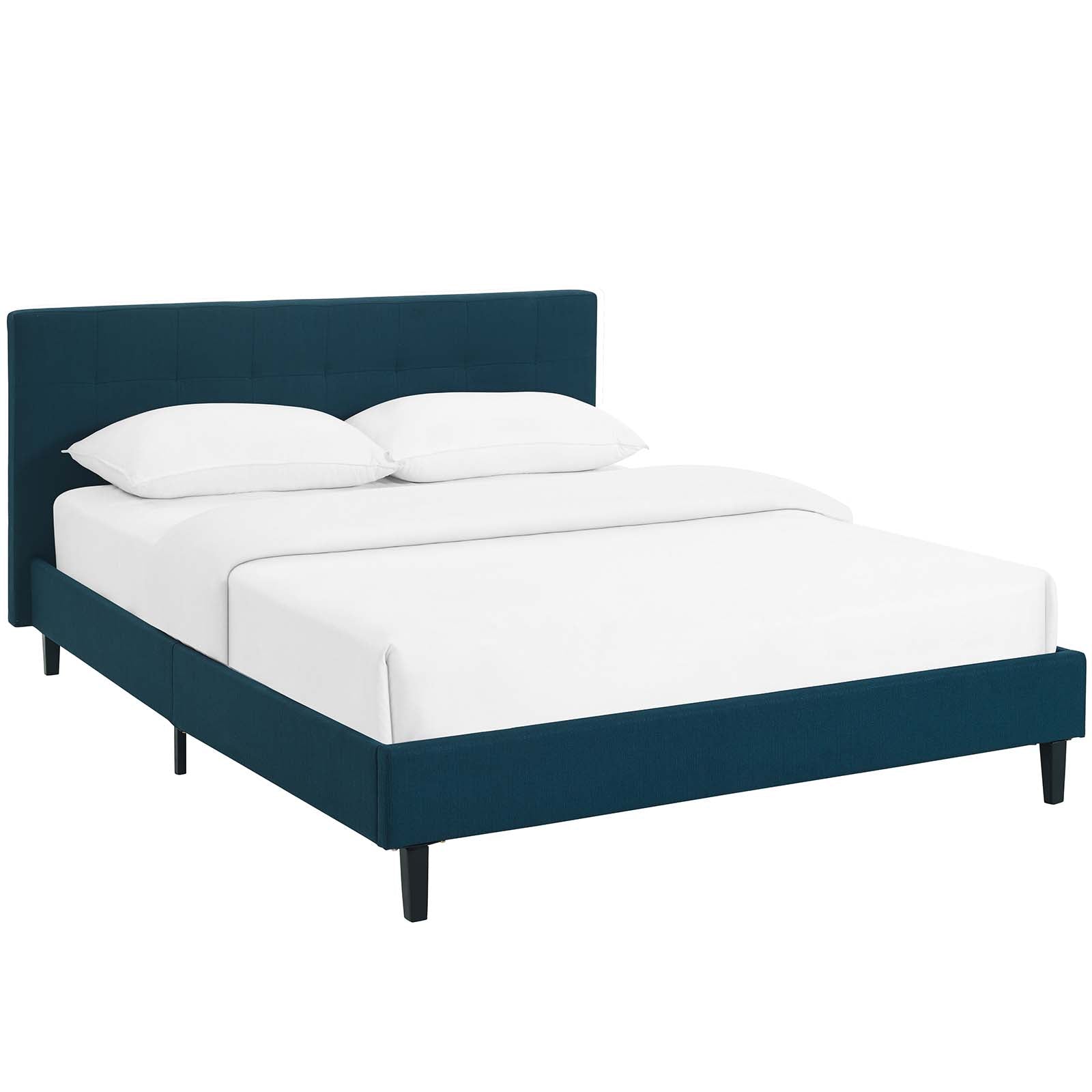 Modway Beds - Linnea Queen Bed Azure