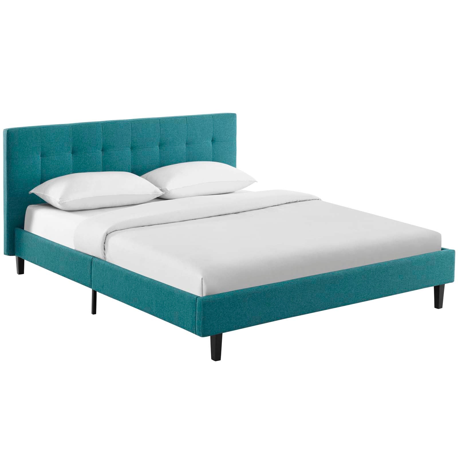 Modway Beds - Linnea Queen Bed Teal