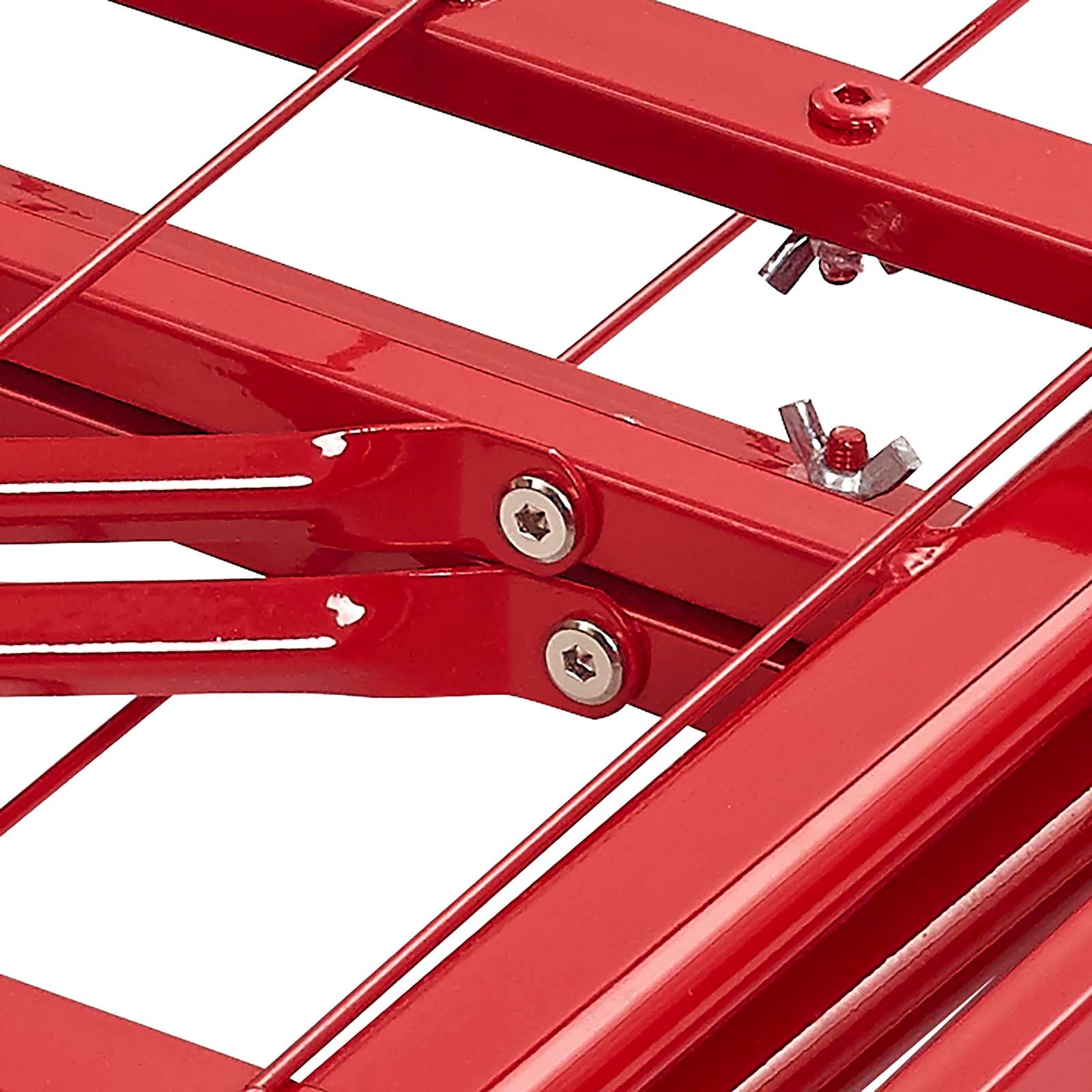 Modway Beds - Horizon Twin Stainless Steel Bed Frame Red