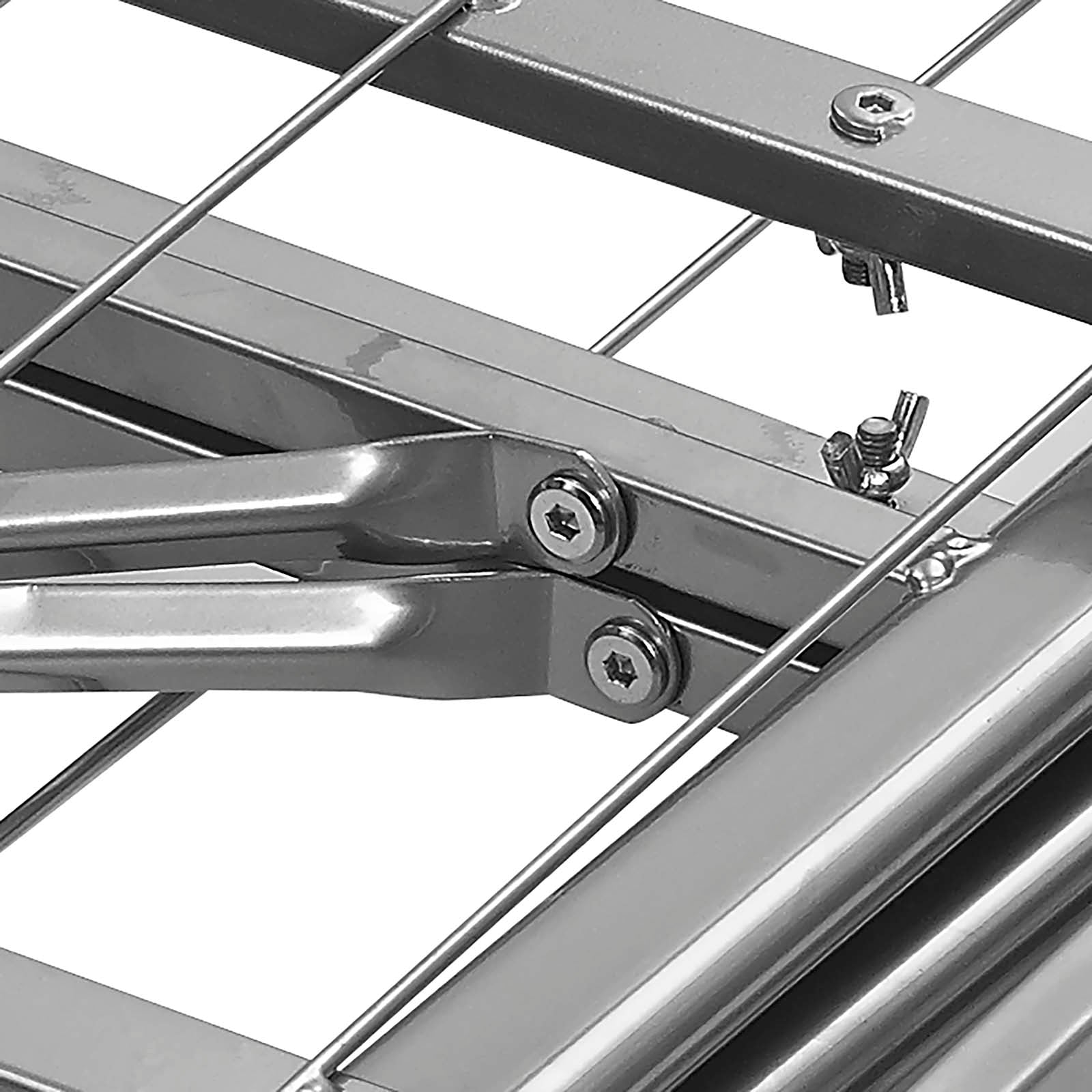 Modway Beds - Horizon Twin Stainless Steel Bed Frame Silver