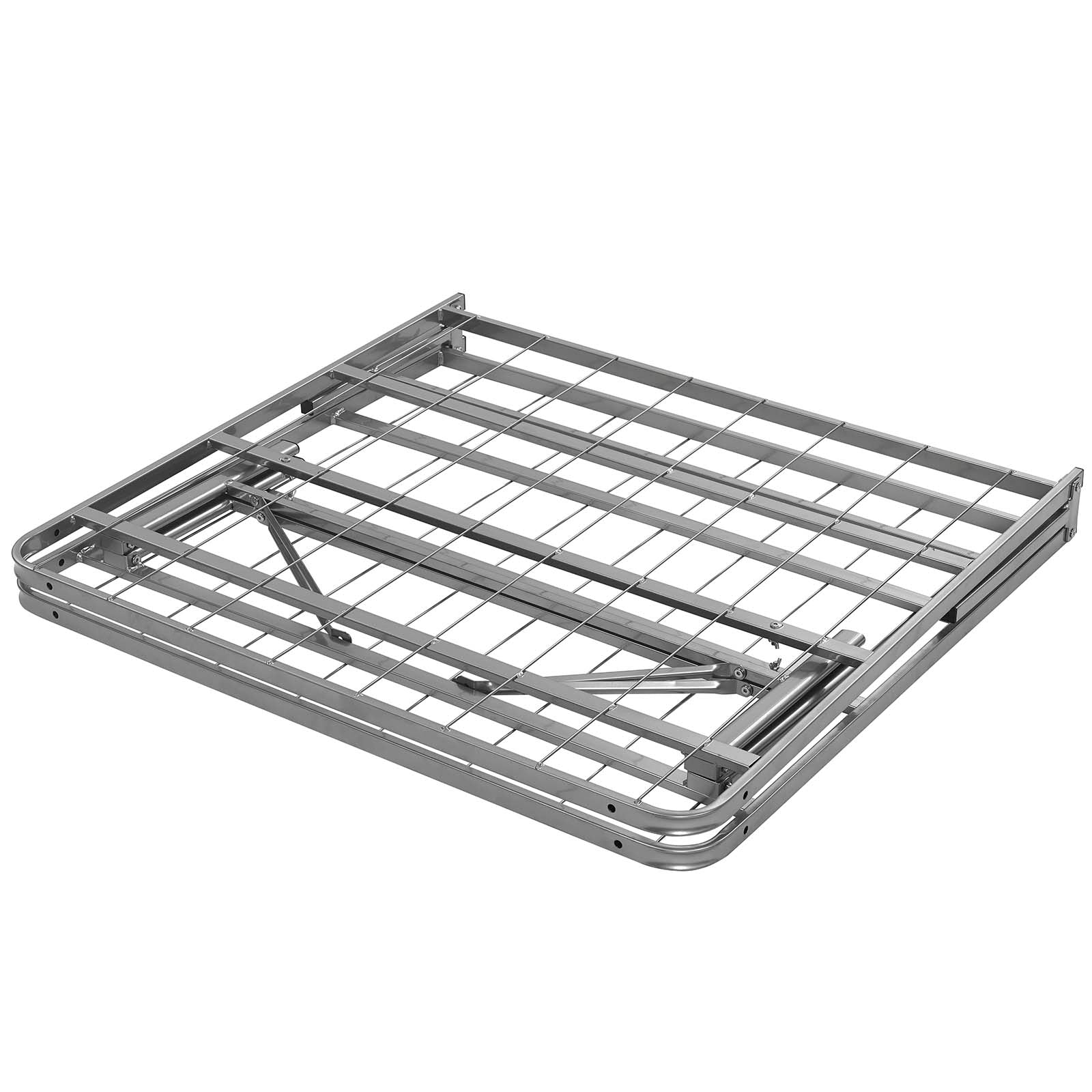 Modway Beds - Horizon Twin Stainless Steel Bed Frame Silver