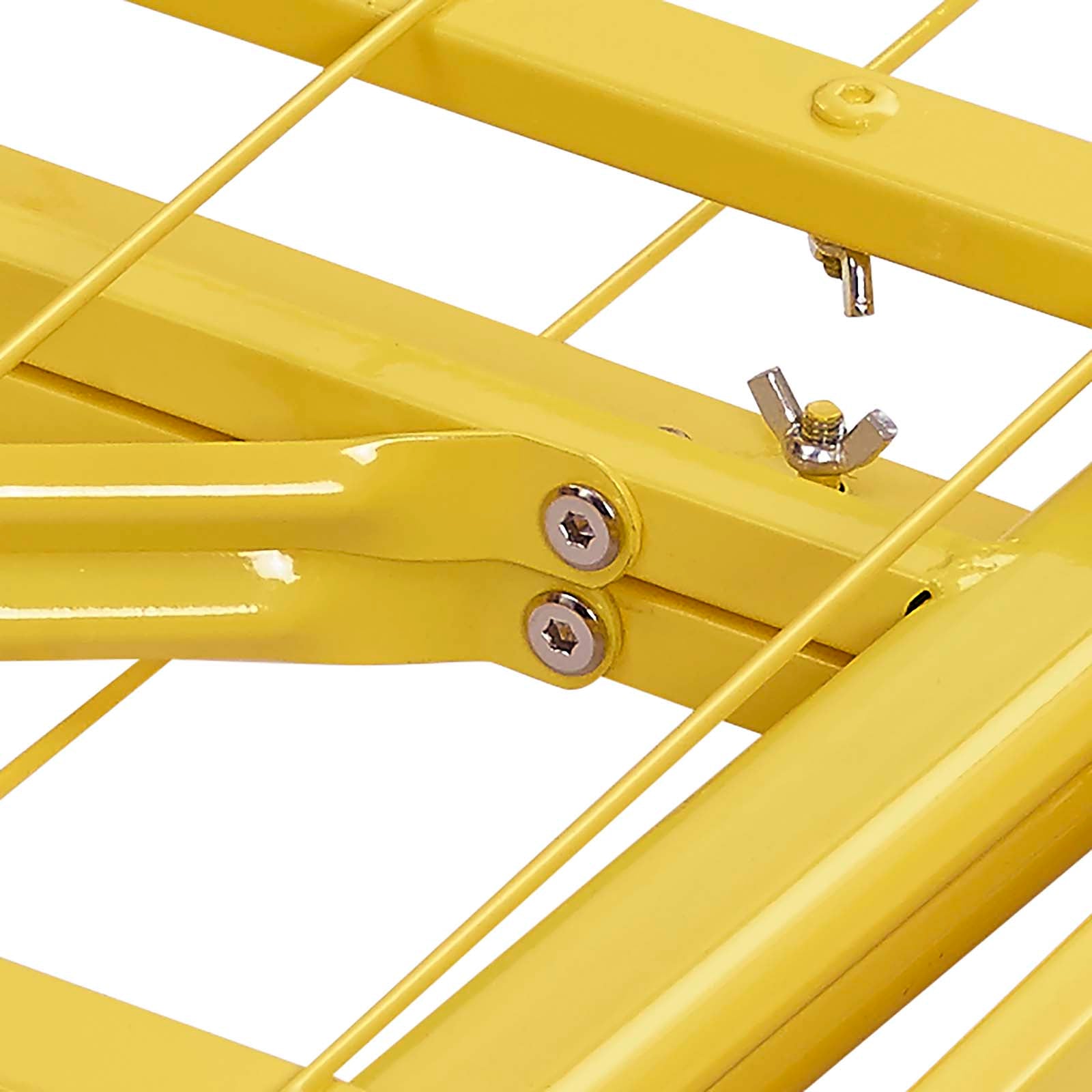 Modway Beds - Horizon Twin Stainless Steel Bed Frame Yellow