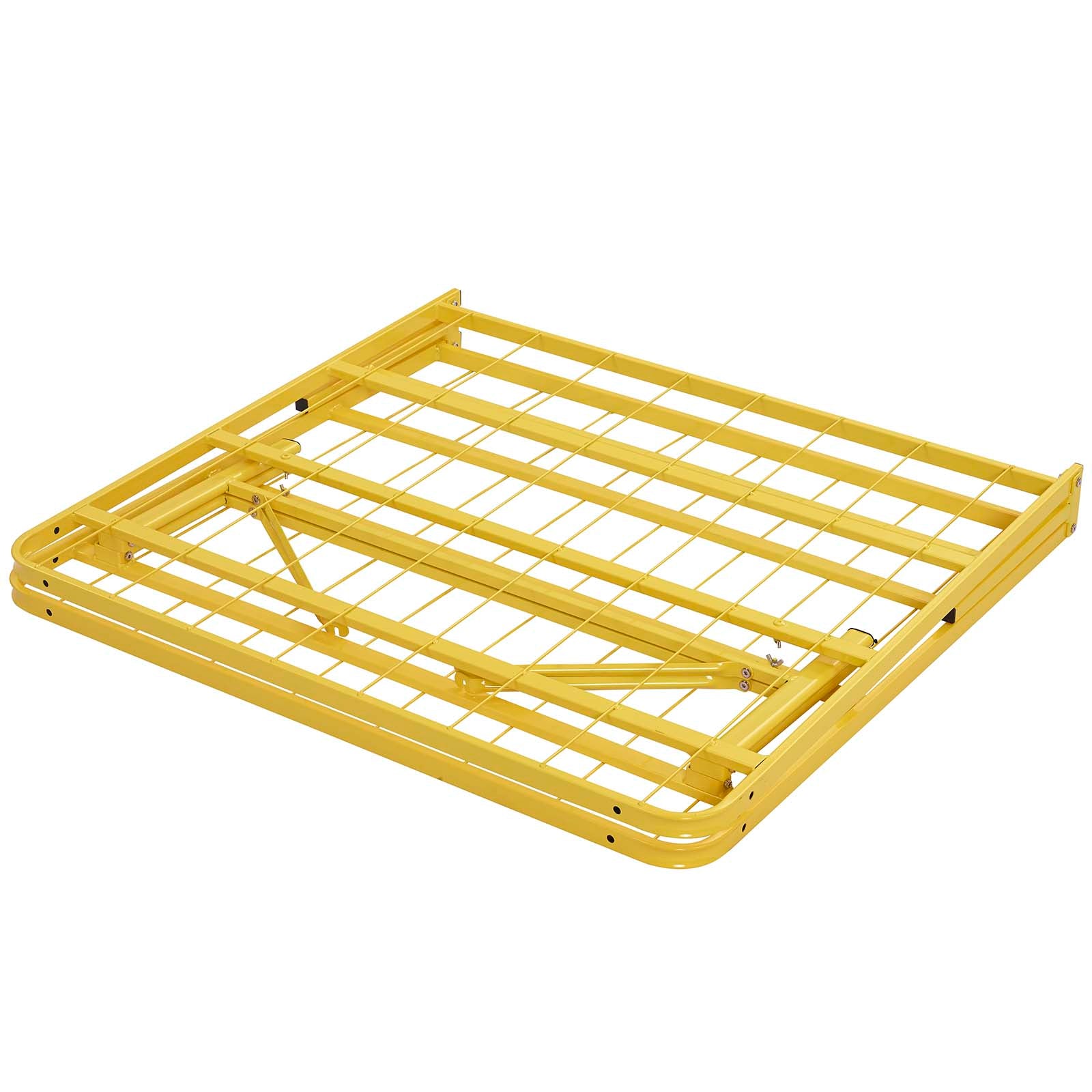 Modway Beds - Horizon Twin Stainless Steel Bed Frame Yellow
