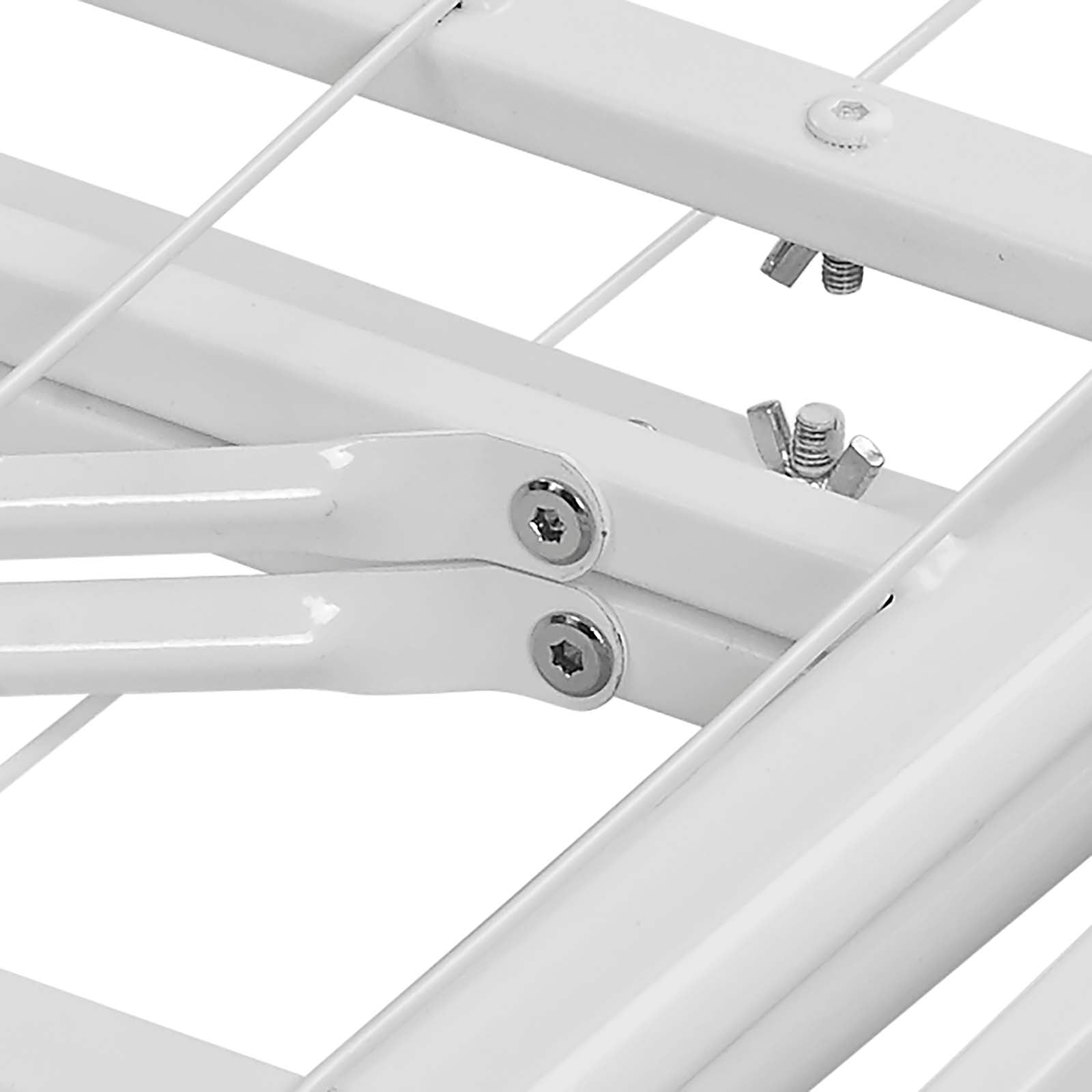 Modway Beds - Horizon Full Stainless Steel Bed Frame White