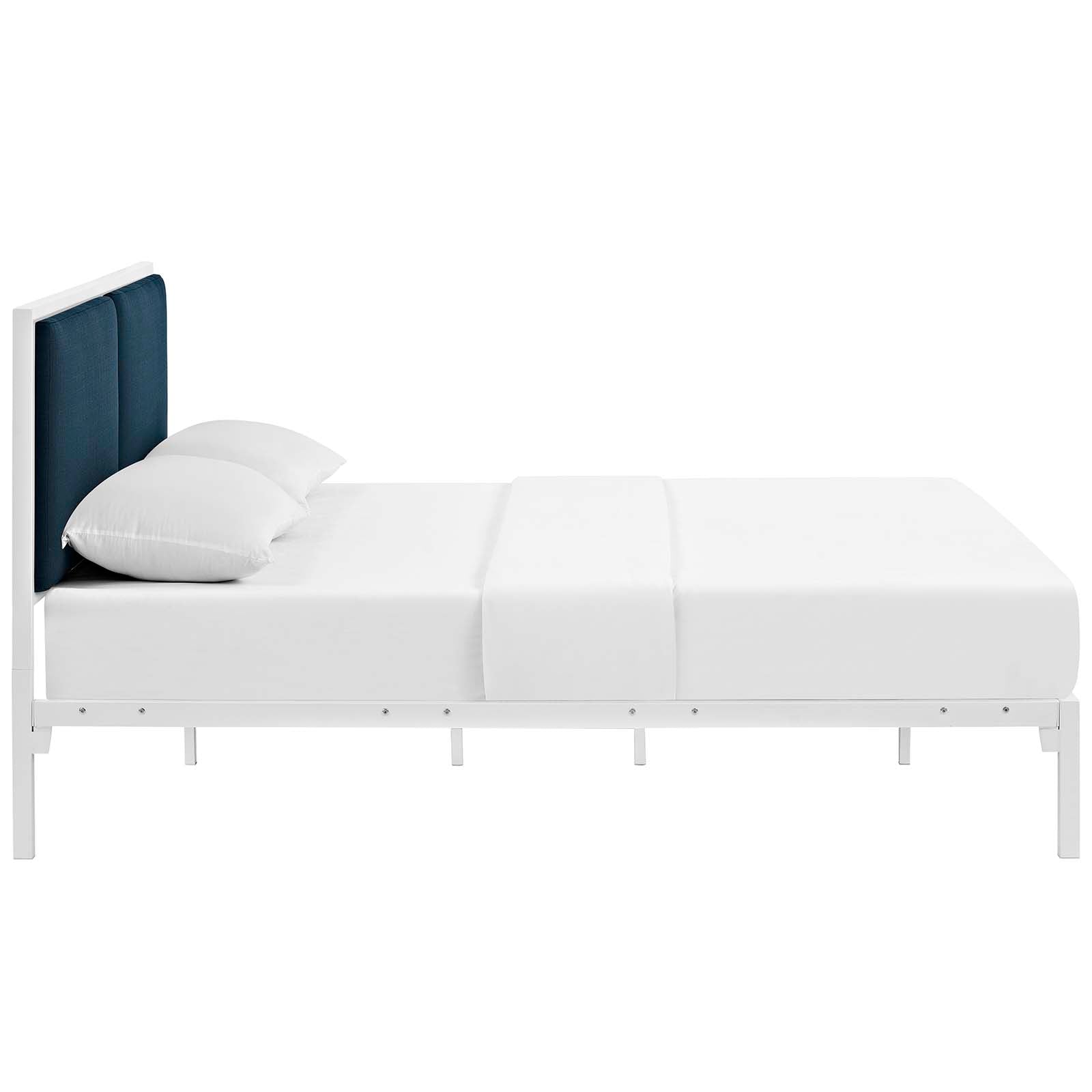 Modway Beds - Della King Bed White & Azure