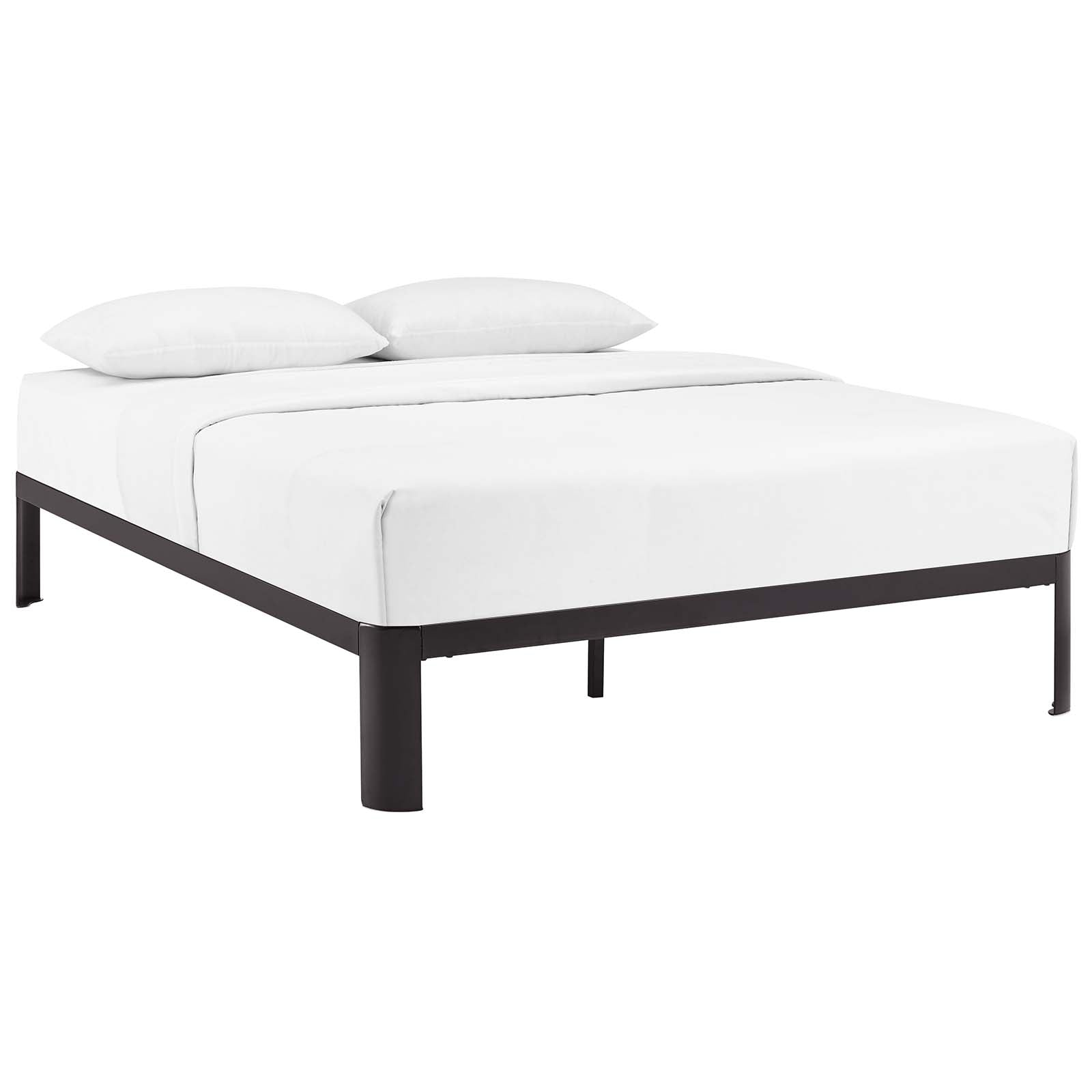 Modway Beds - Corinne Queen Bed Frame Brown