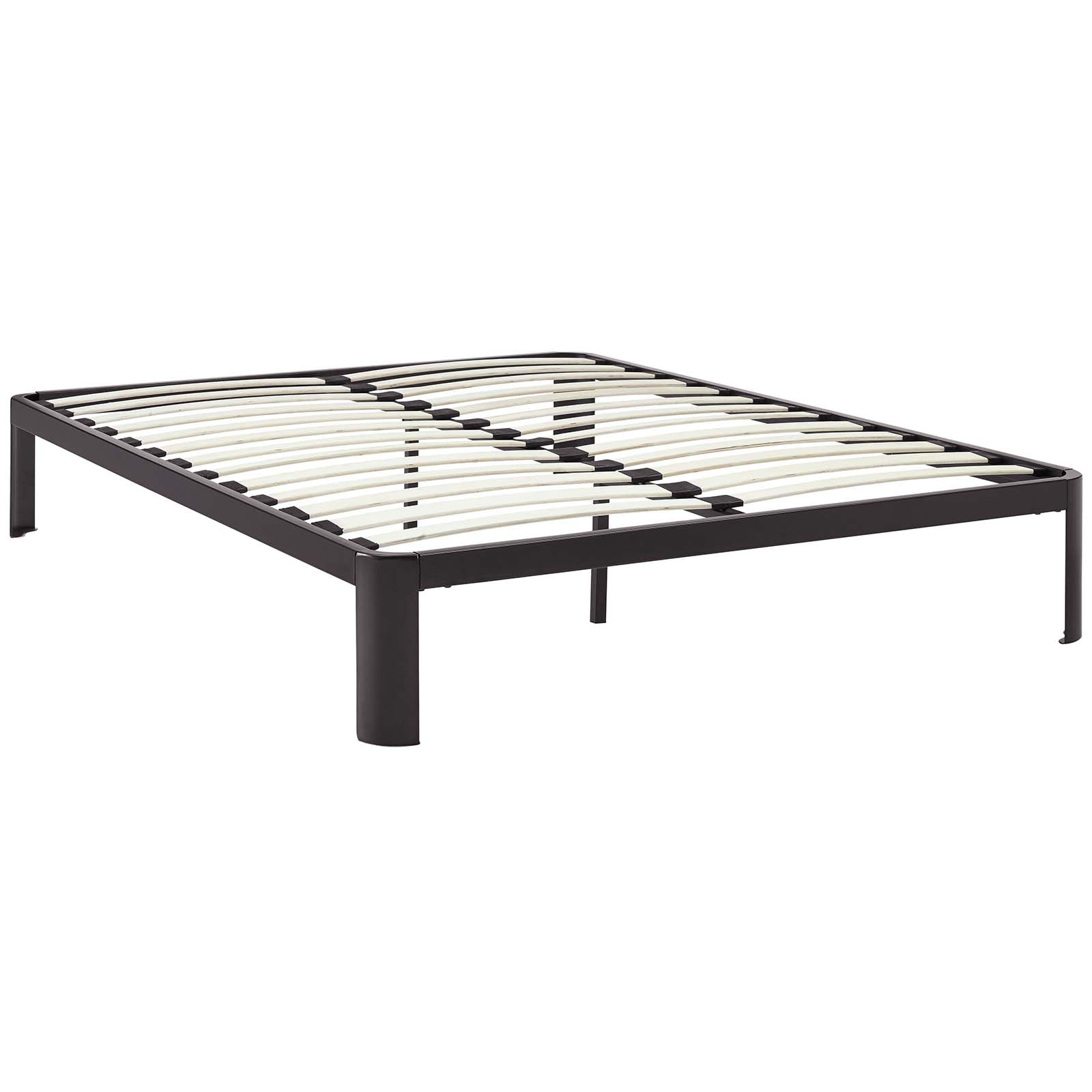 Modway Beds - Corinne Queen Bed Frame Brown
