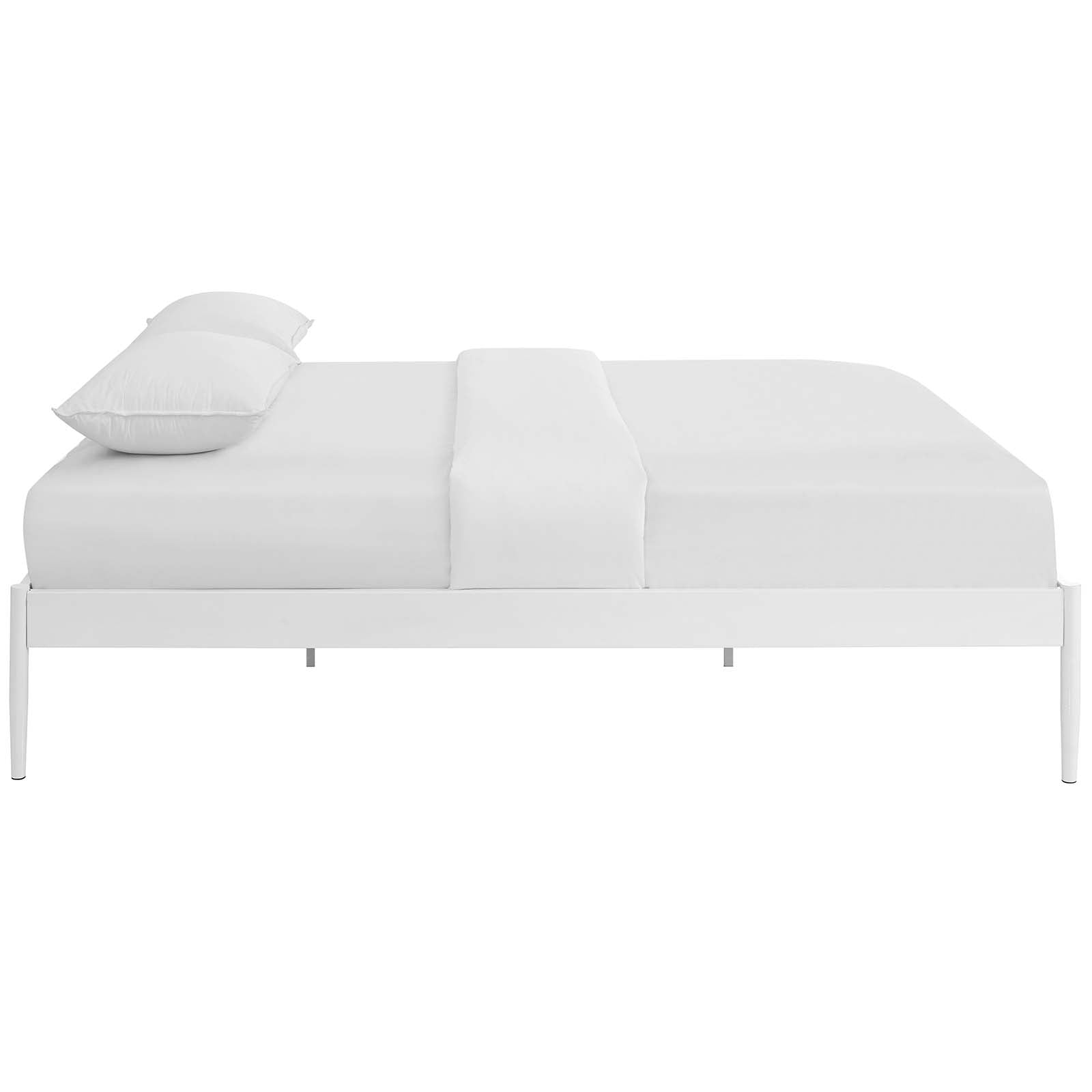 Modway Beds - Elsie Queen Bed Frame White