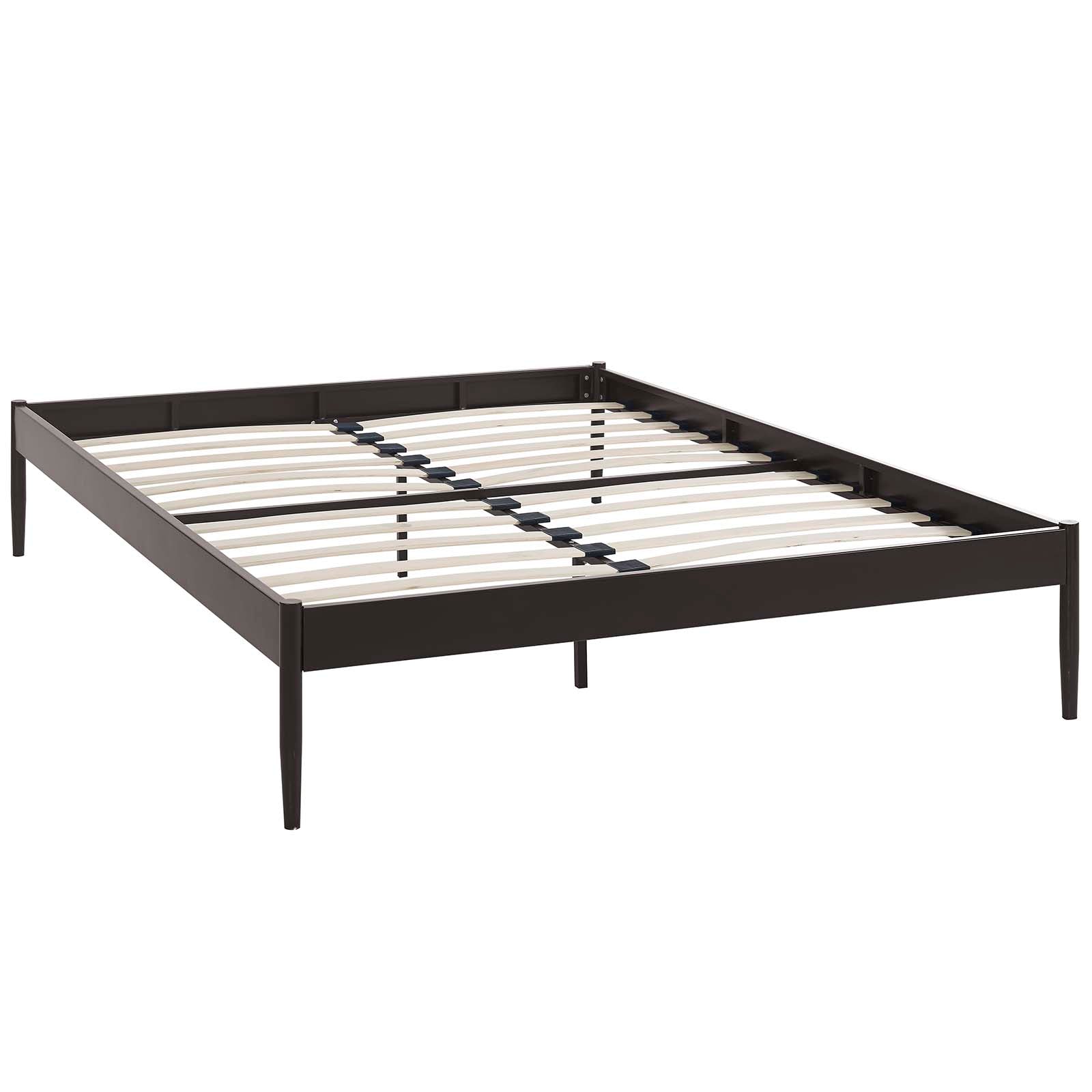 Modway Beds - Elsie King Bed Frame Brown