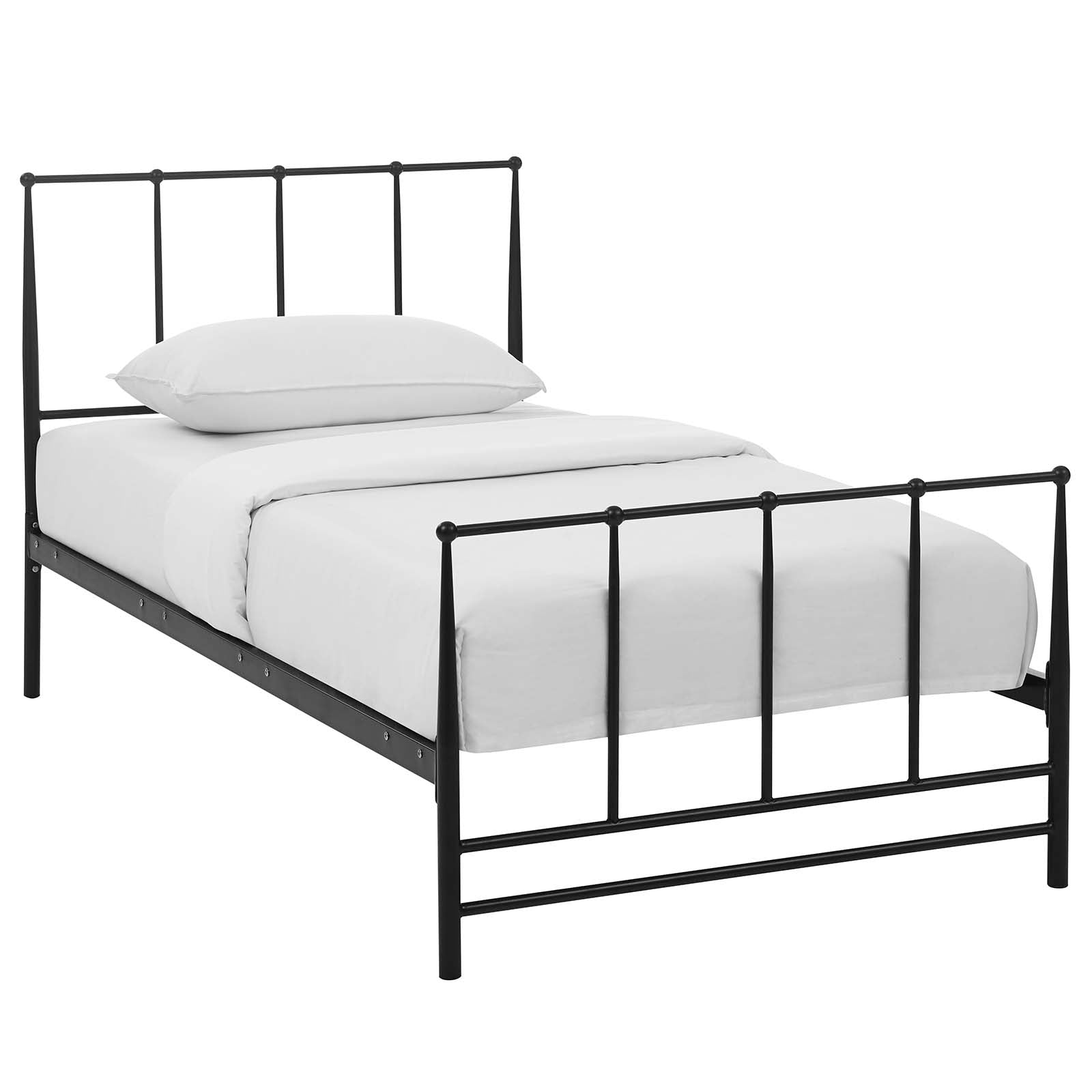 Modway Beds - Estate Twin Bed Brown