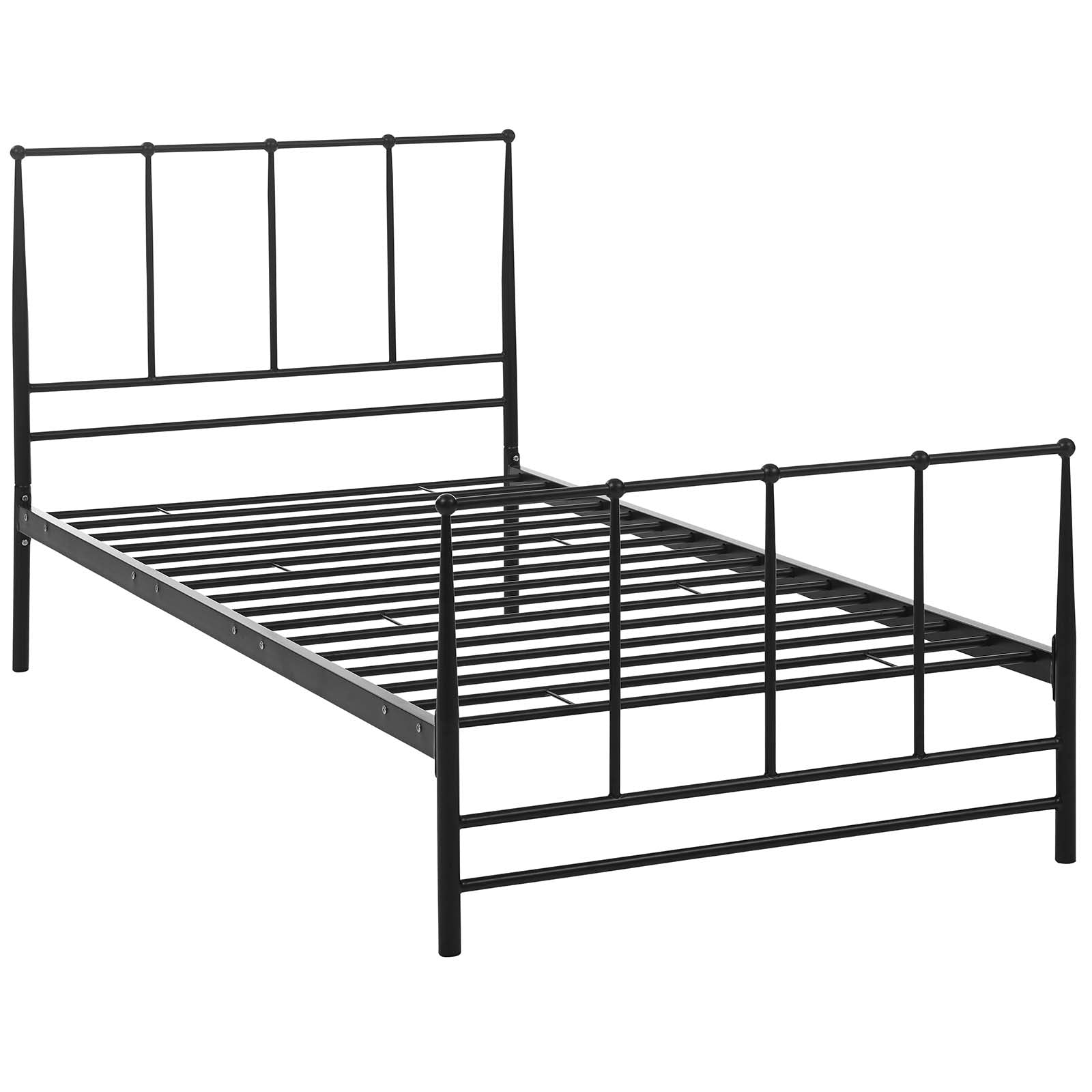 Modway Beds - Estate Twin Bed Brown