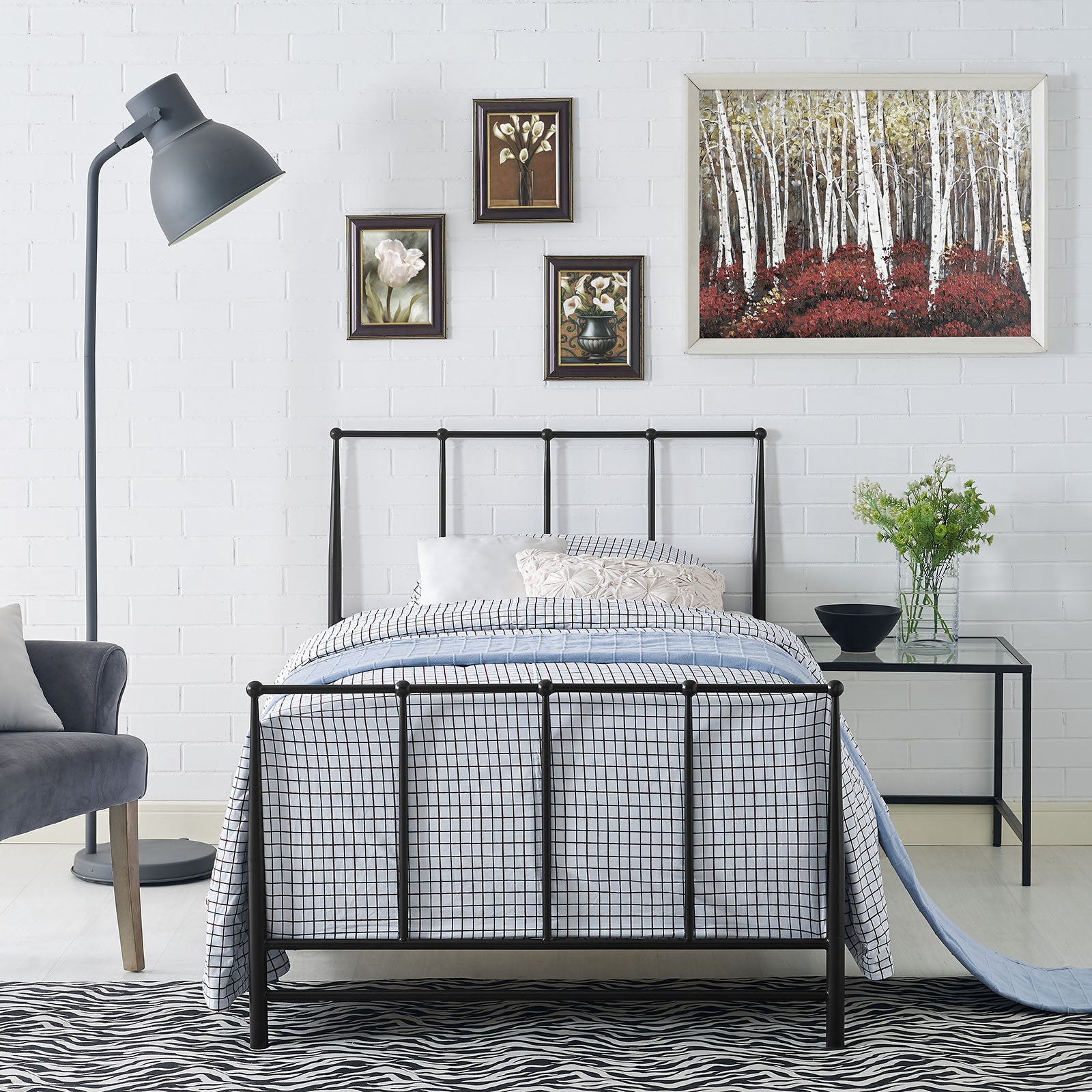 Modway Beds - Estate Twin Bed Brown