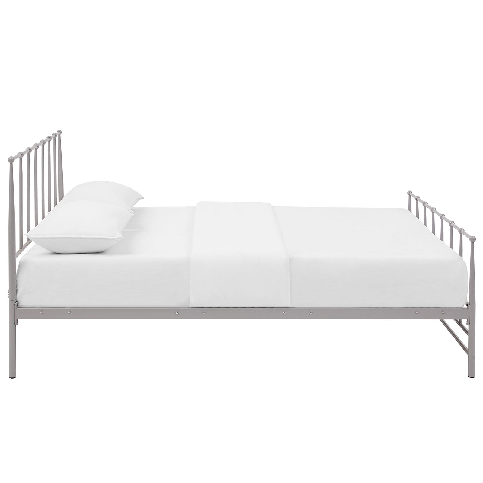 Modway Beds - Estate Queen Bed Gray