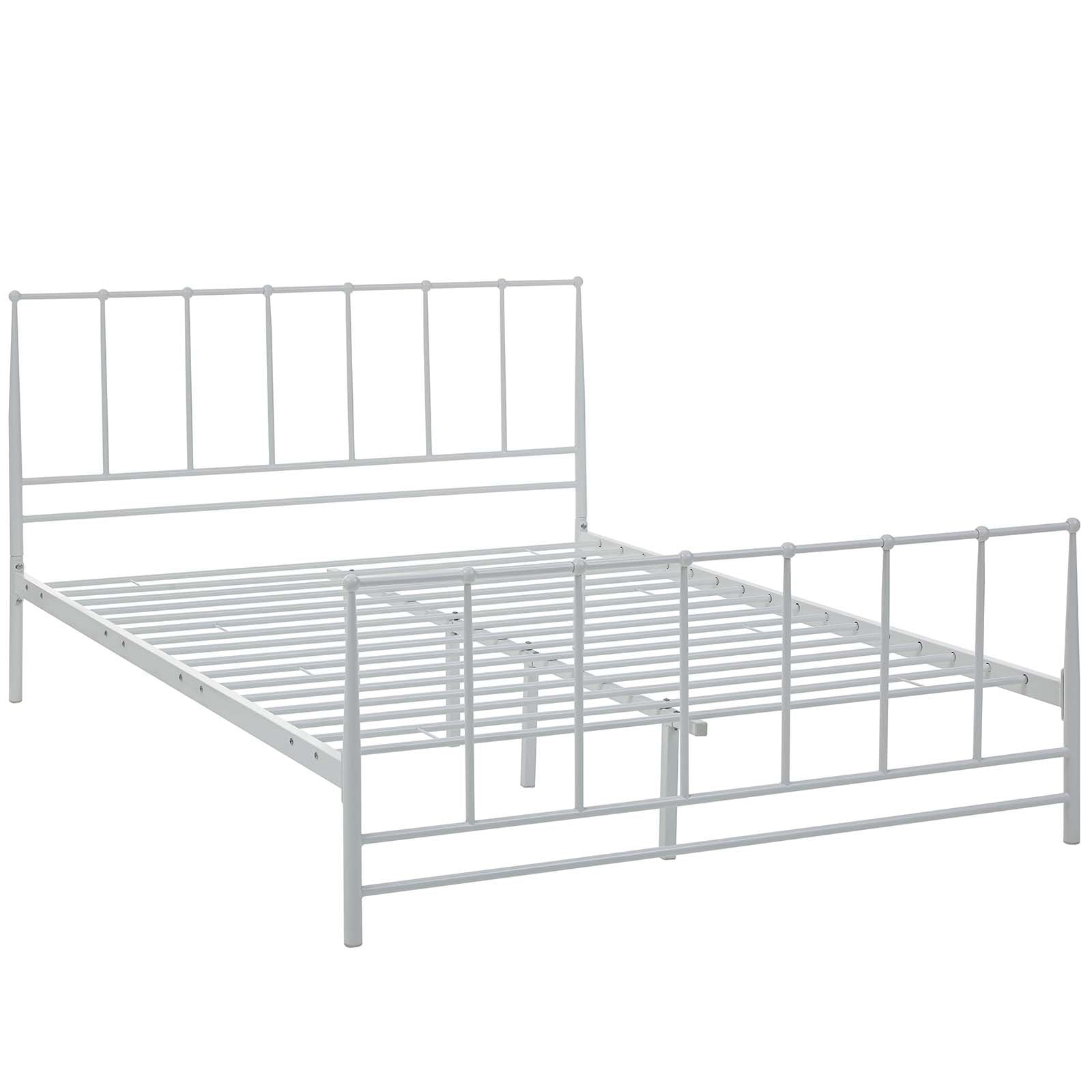 Modway Beds - Estate Queen Bed White
