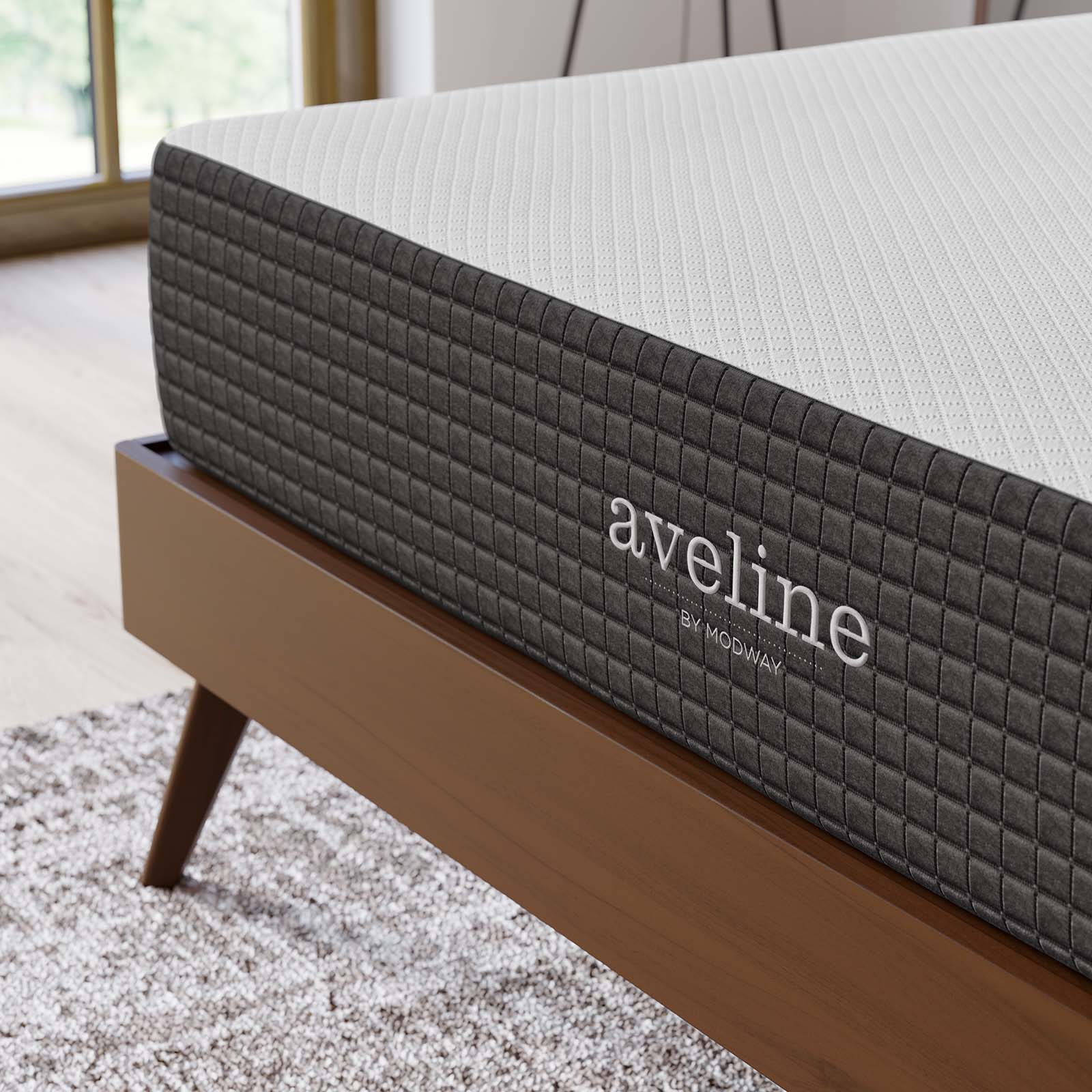 Modway Mattresses - Aveline 10" King Mattress White