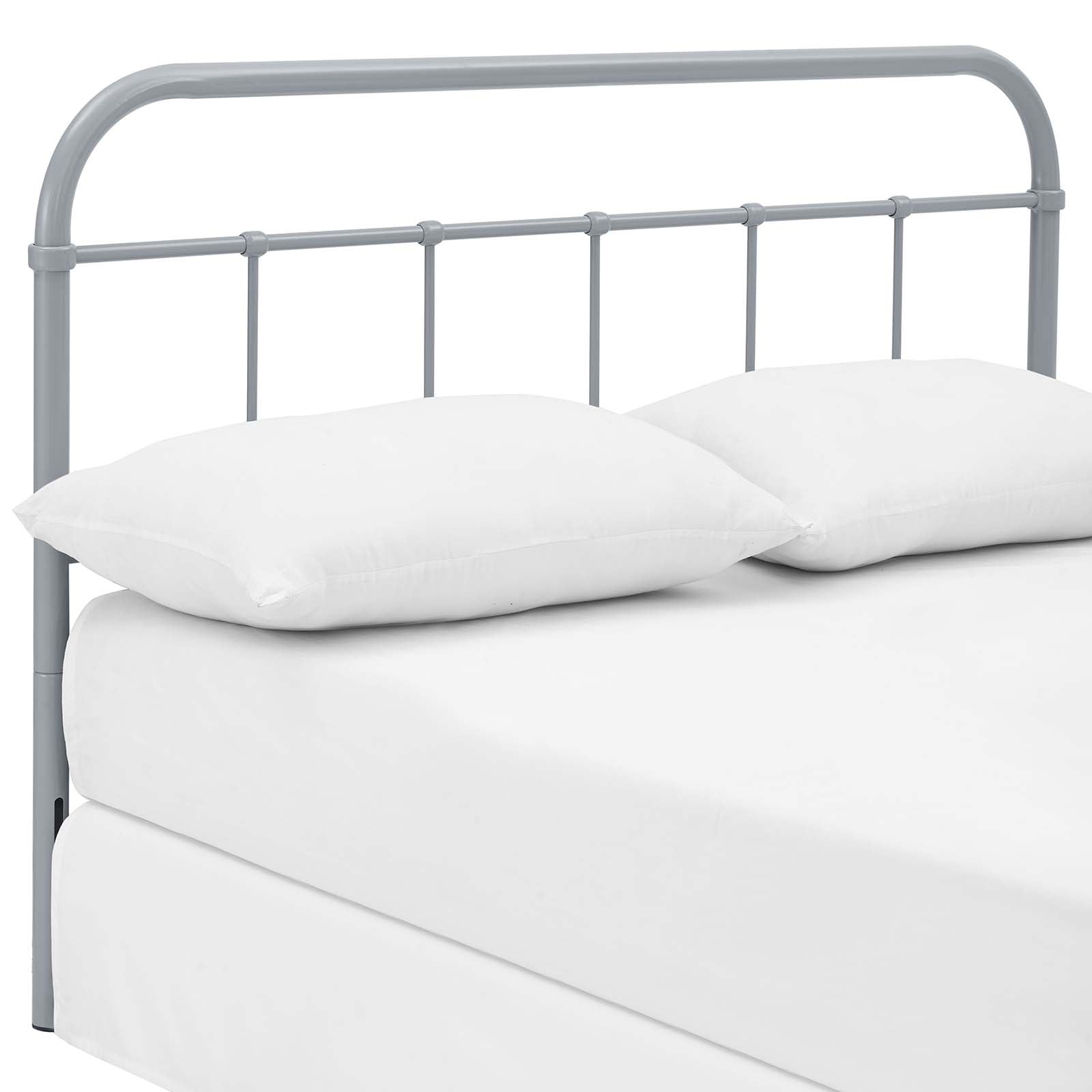 Modway Headboards - Serena Queen Steel Headboard Gray