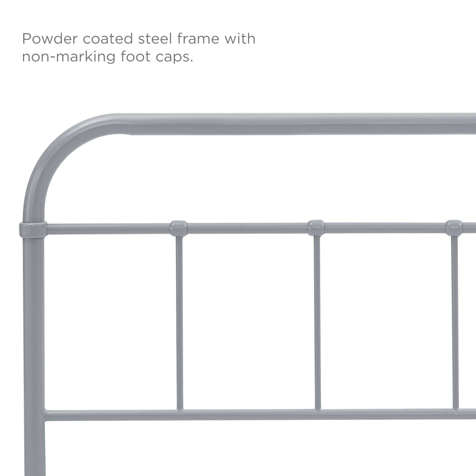 Modway Headboards - Serena Queen Steel Headboard Gray