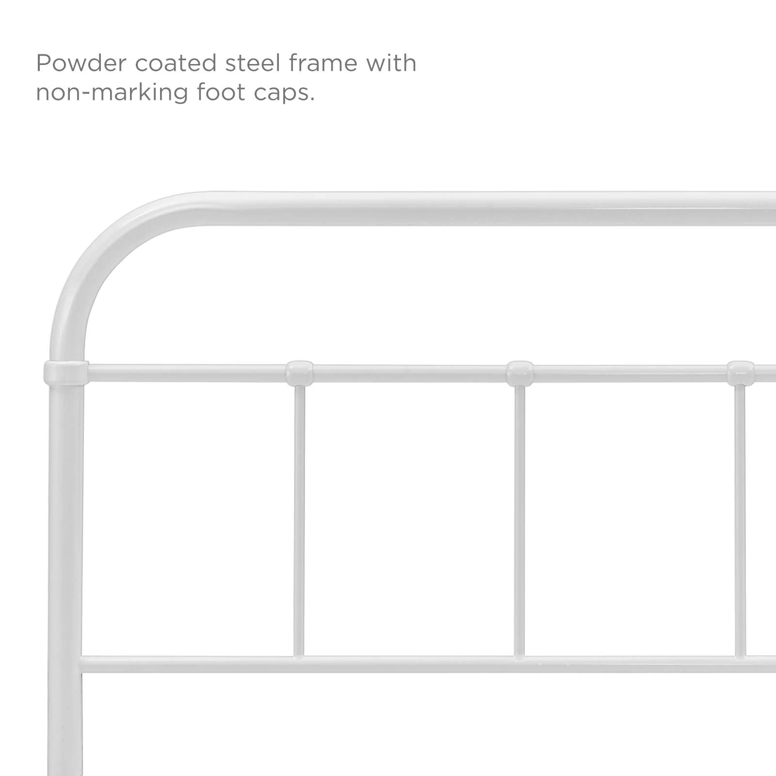 Modway Headboards - Serena Queen Steel Headboard White
