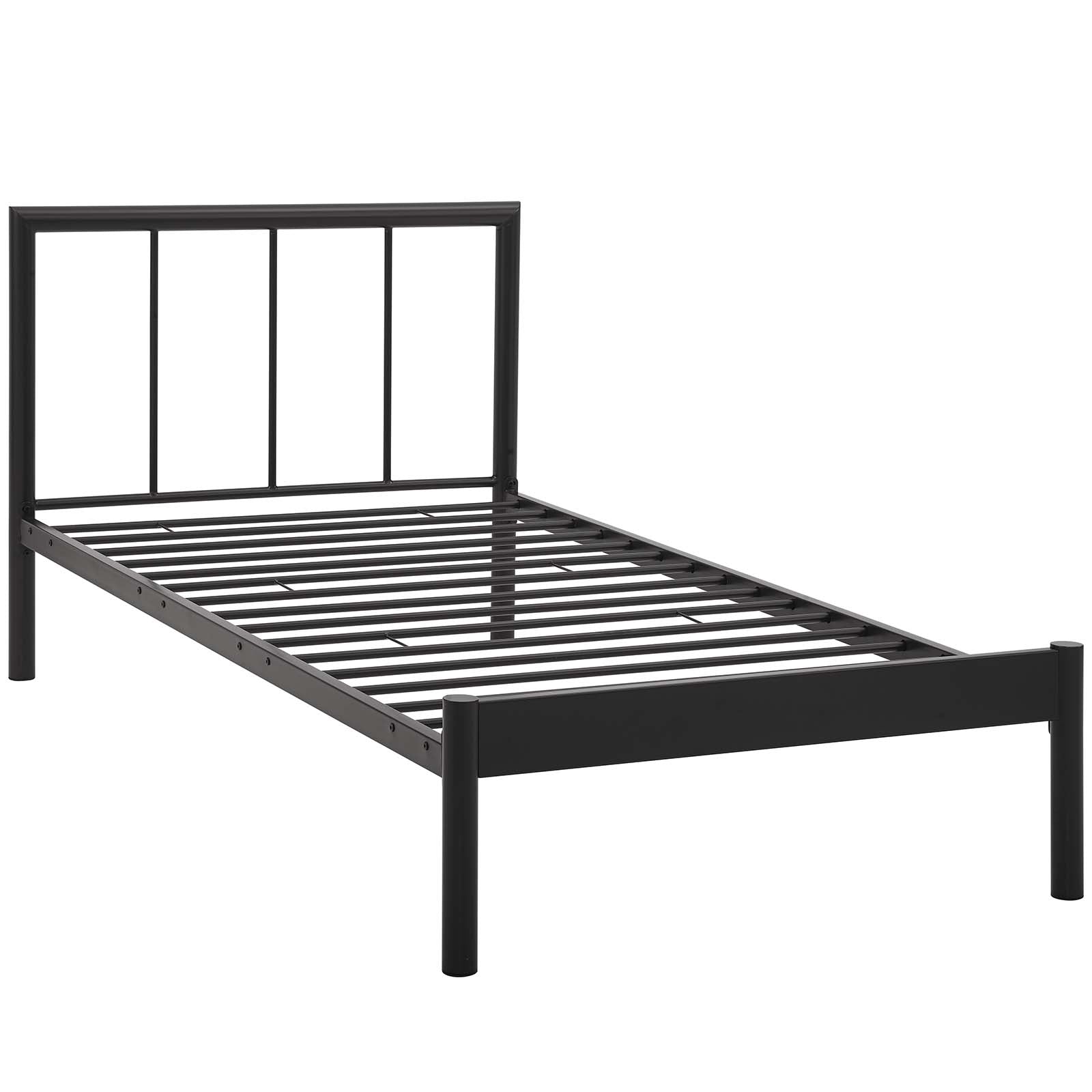 Modway Beds - Gwen Twin Bed Frame Brown