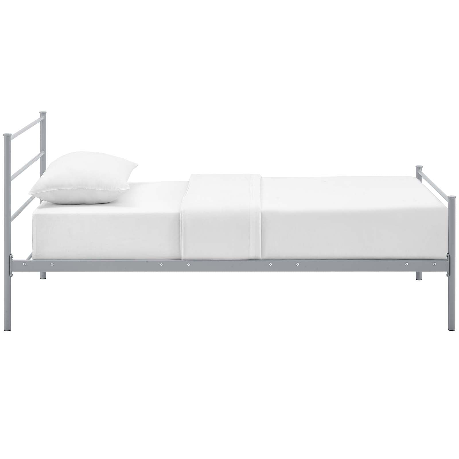 Modway Beds - Alina Platform Twin Bed Frame Gray