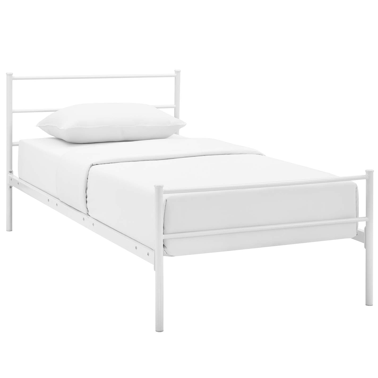 Modway Beds - Alina Platform Twin Bed Frame White