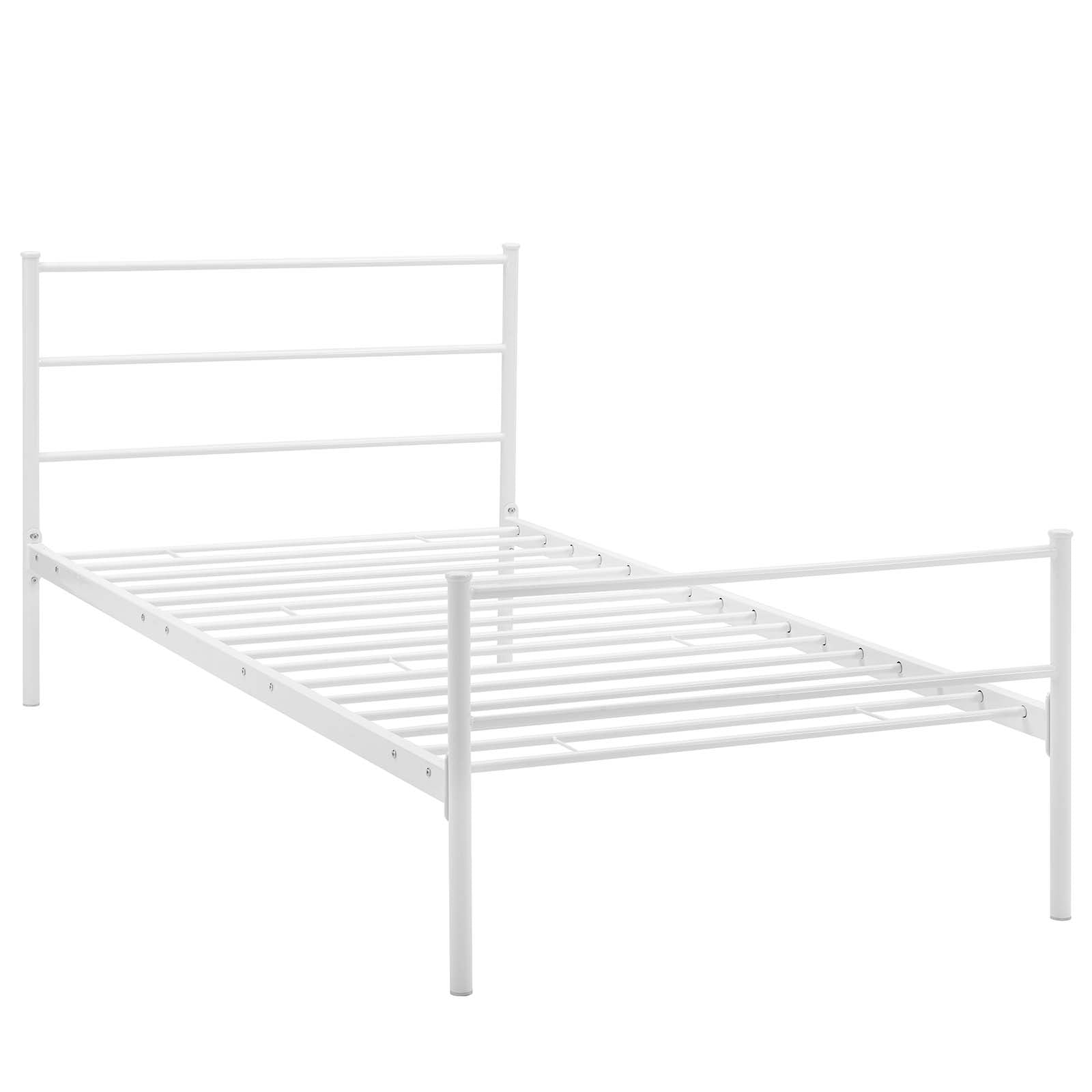 Modway Beds - Alina Platform Twin Bed Frame White