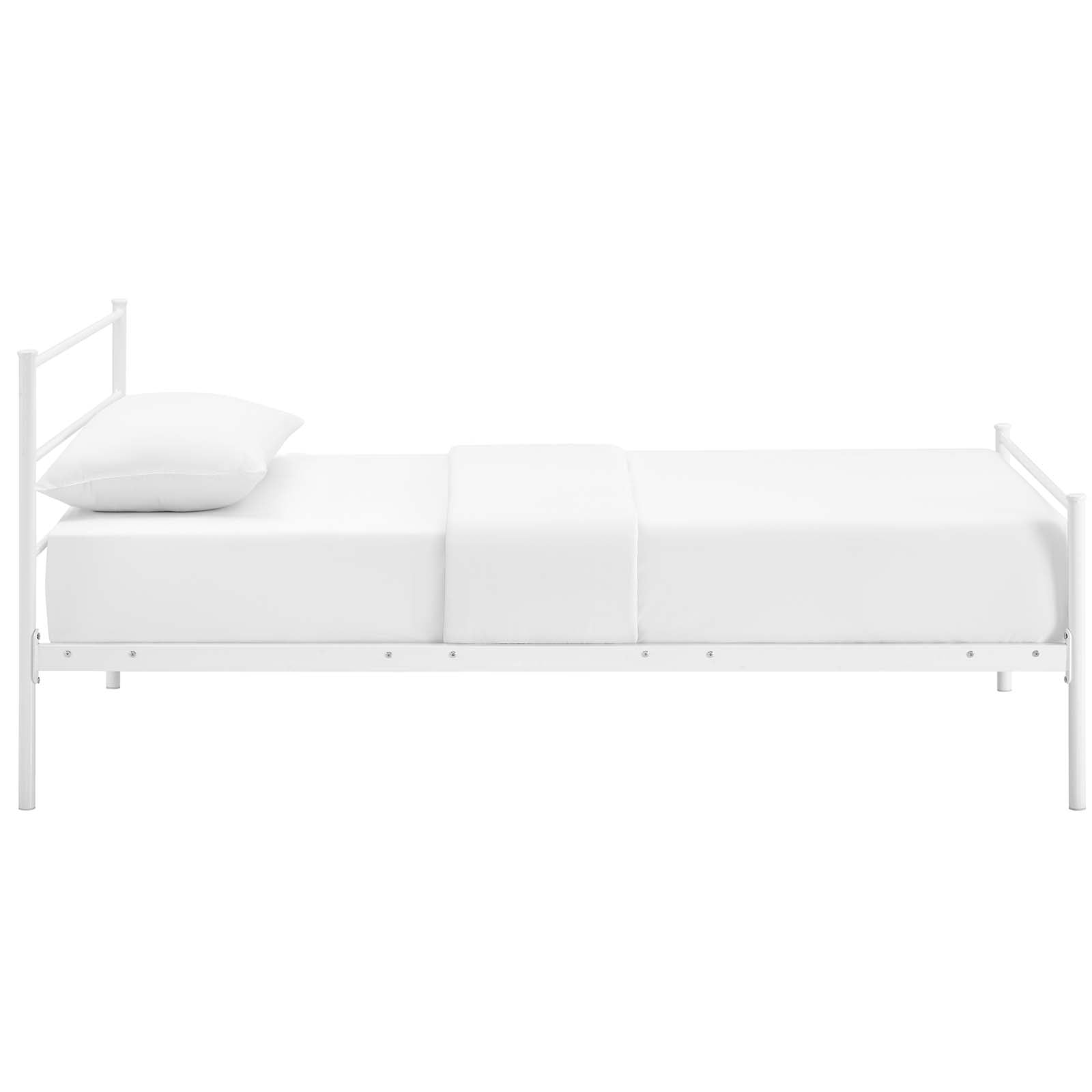 Modway Beds - Alina Platform Twin Bed Frame White