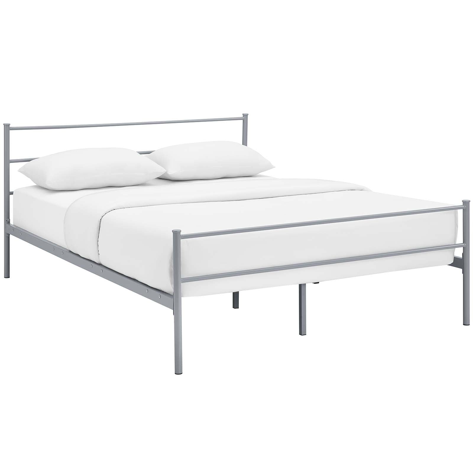 Modway Beds - Alina Full Platform Bed Frame Gray