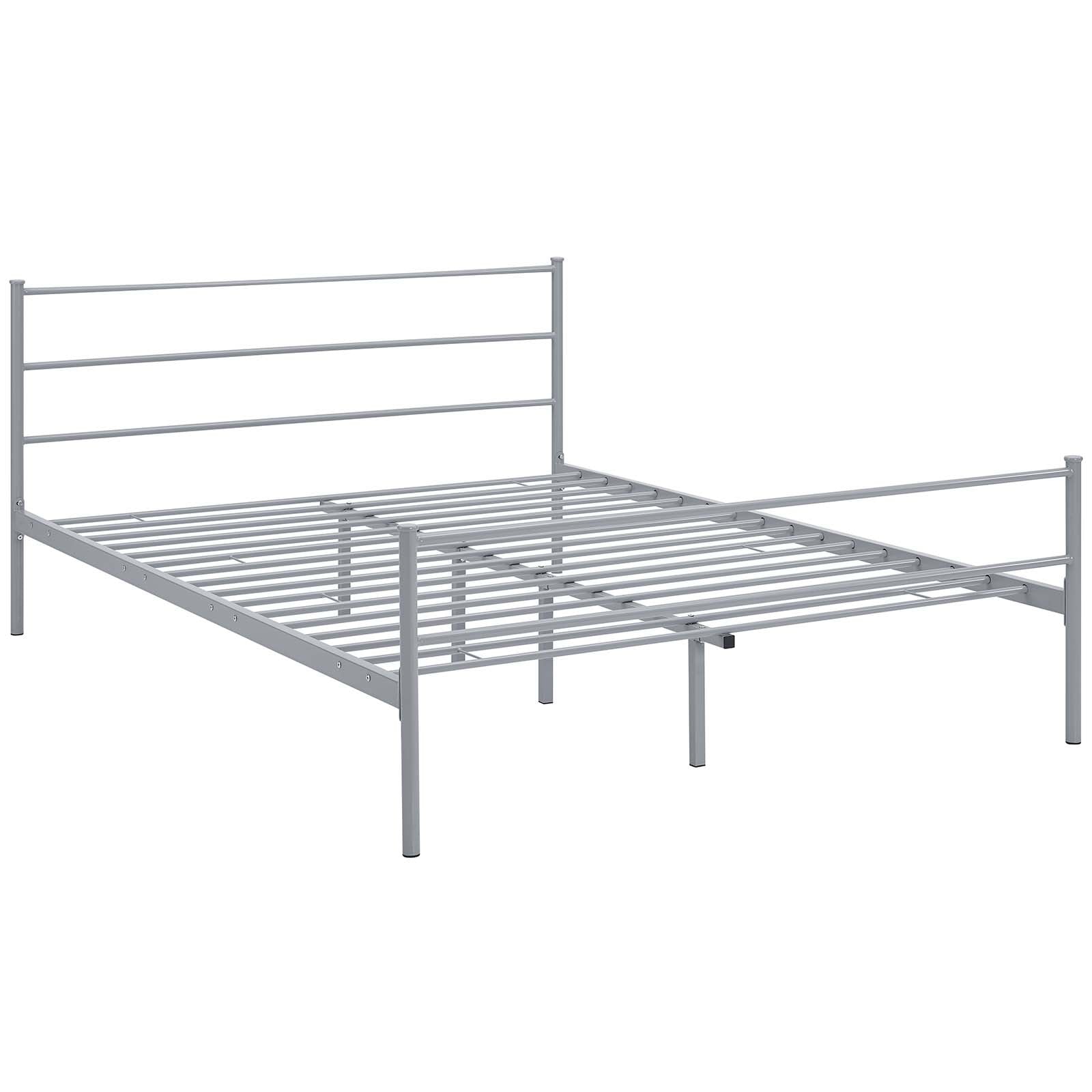 Modway Beds - Alina Full Platform Bed Frame Gray