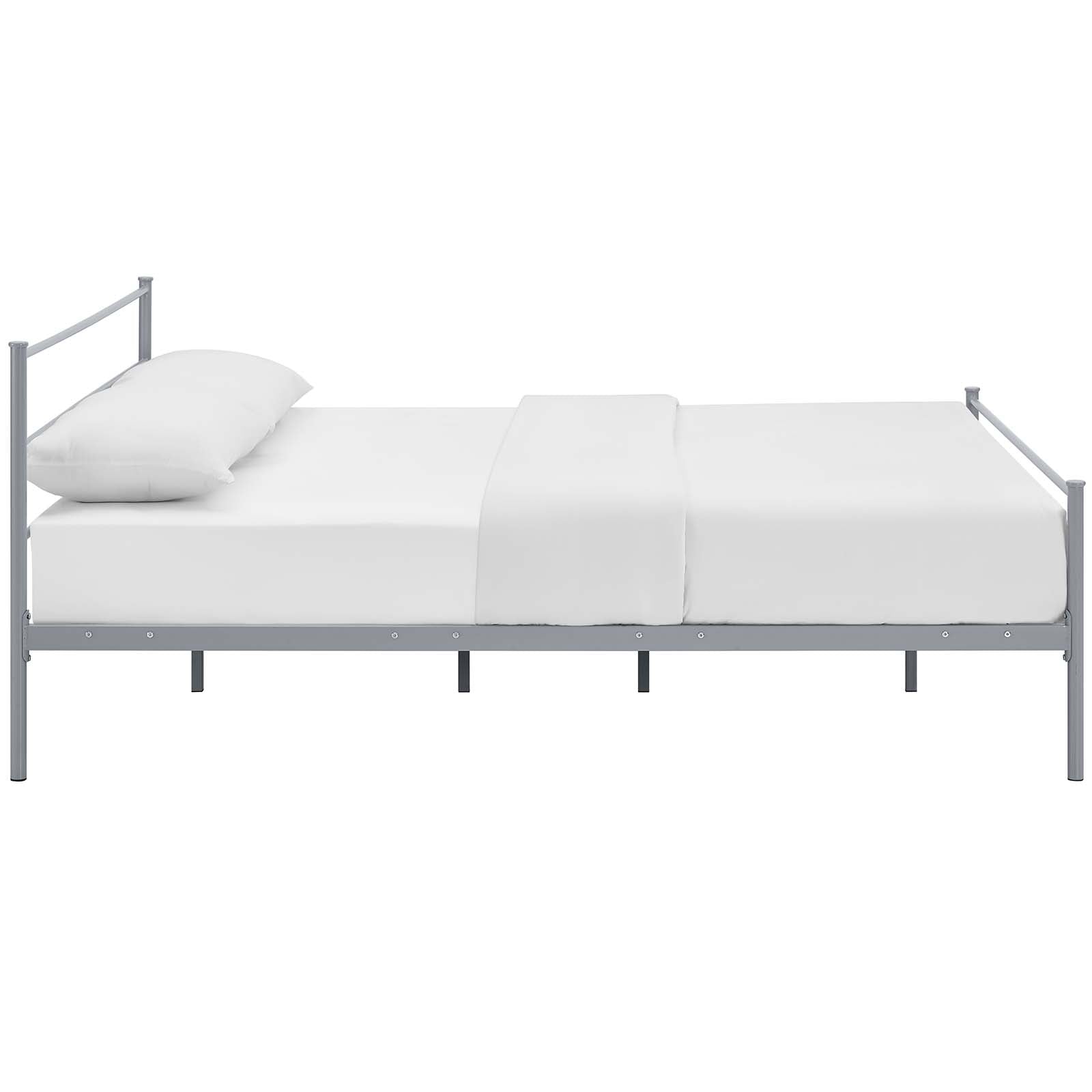 Modway Beds - Alina Full Platform Bed Frame Gray