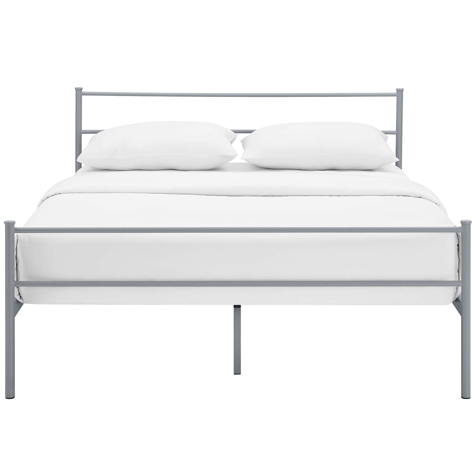 Modway Beds - Alina Full Platform Bed Frame Gray