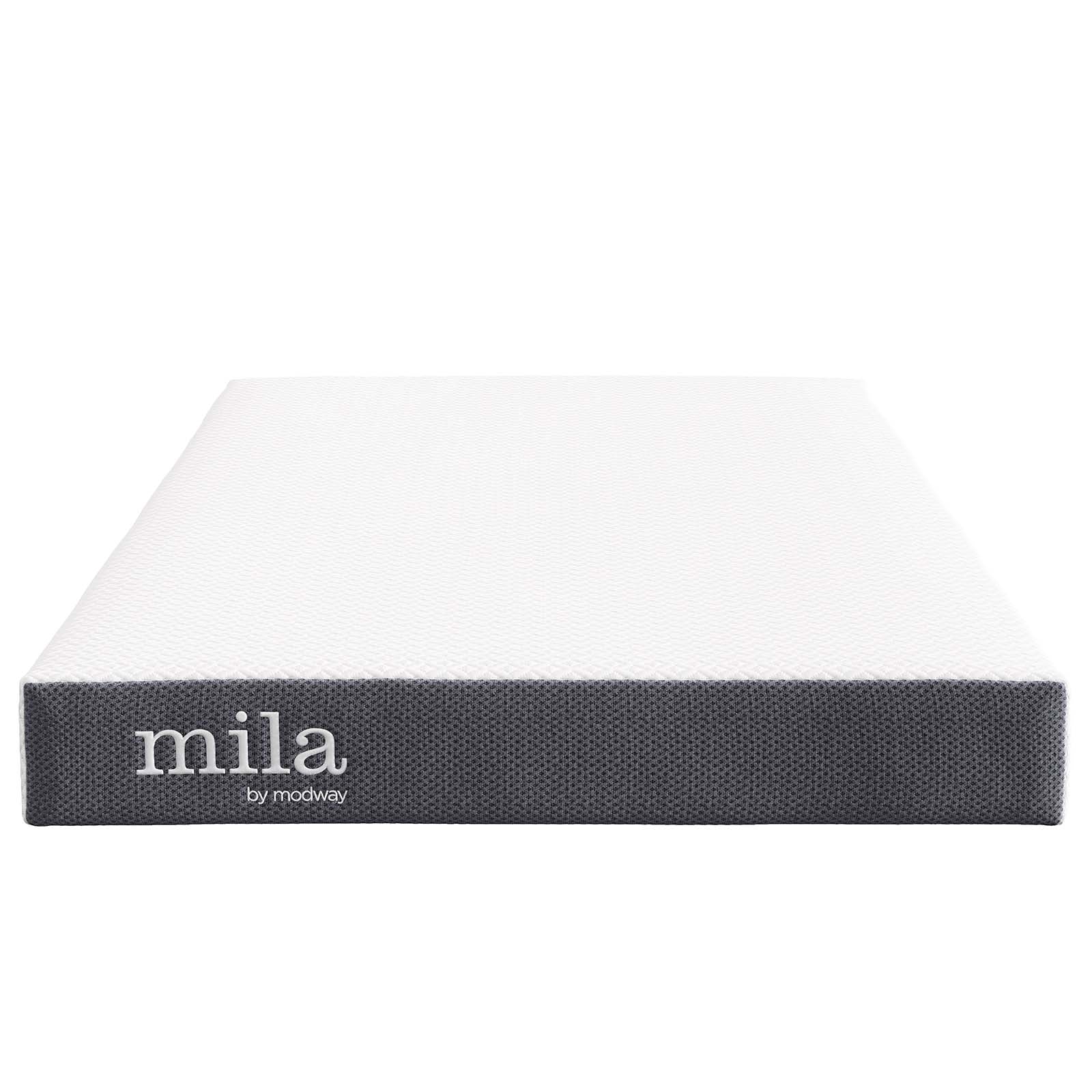 Modway Mattresses - Emma 6" Twin Mattress Gray & White