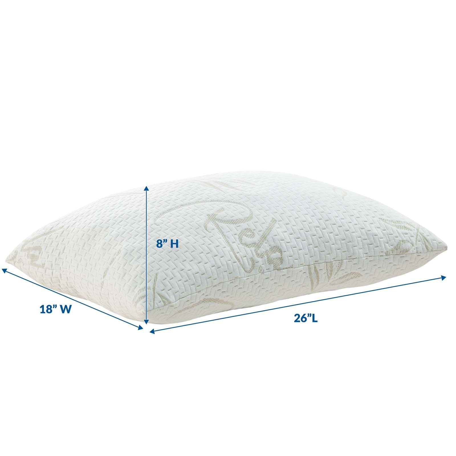 Modway Pillows - Relax Standard Queen Pillow White