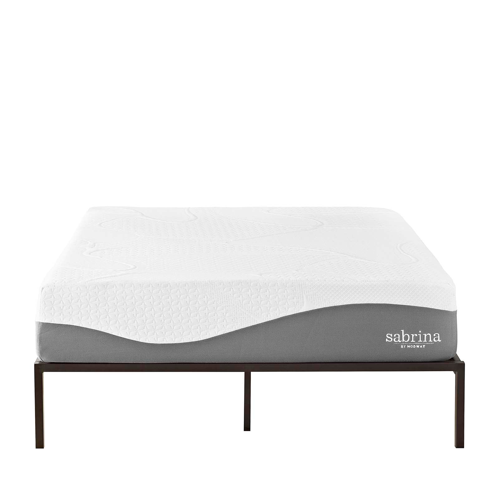 Modway Mattresses - Sabrina Latex Memory Foam Queen Mattress 12"