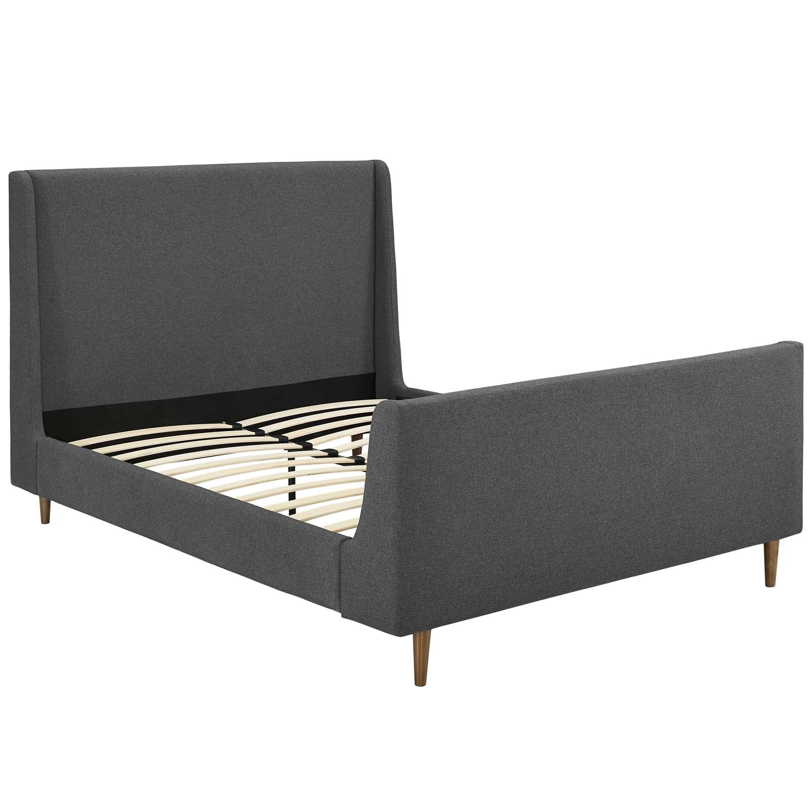 Modway Beds - Aubree Queen Bed Gray