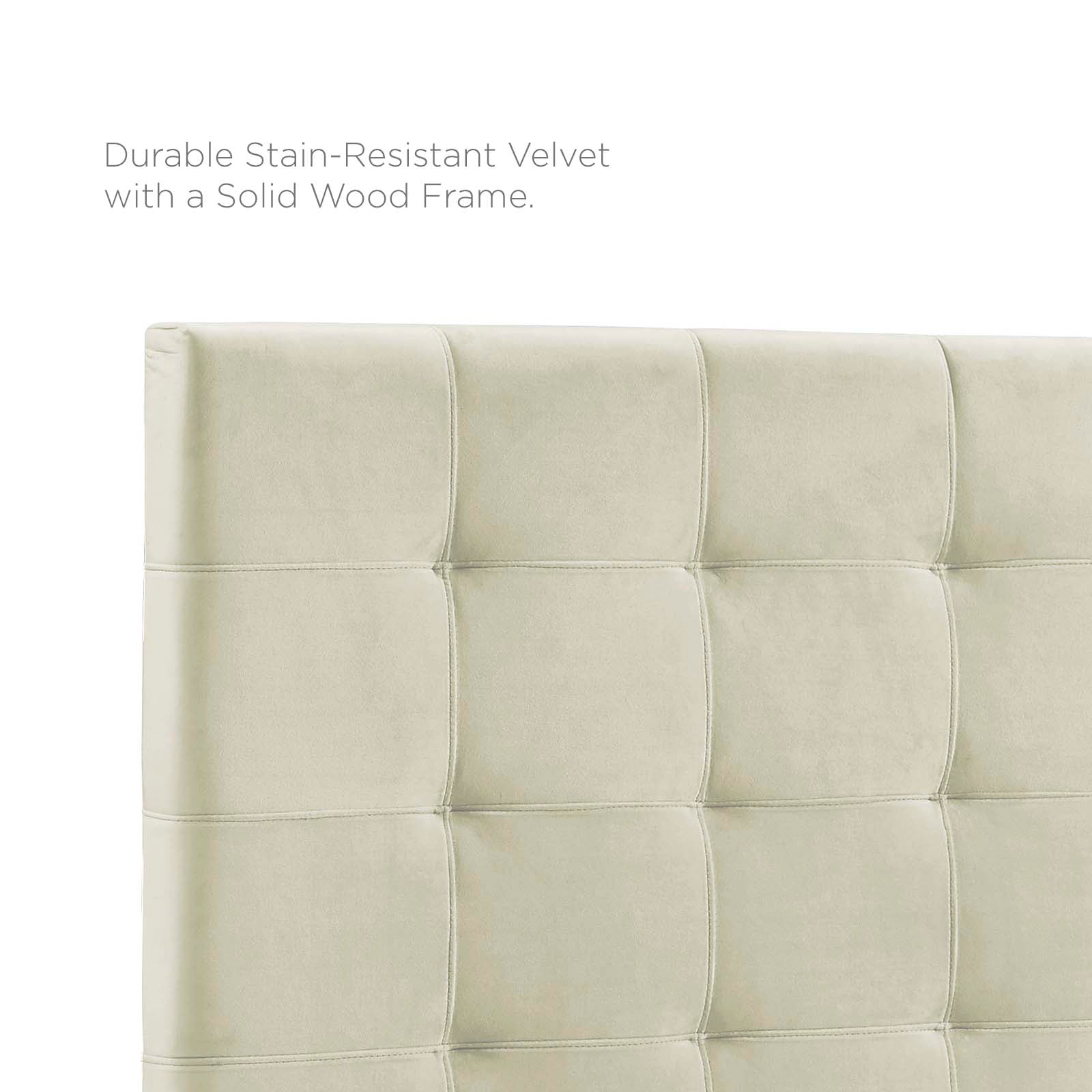 Modway Headboards - Paisley Tufted Full / Queen Headboard Ivory