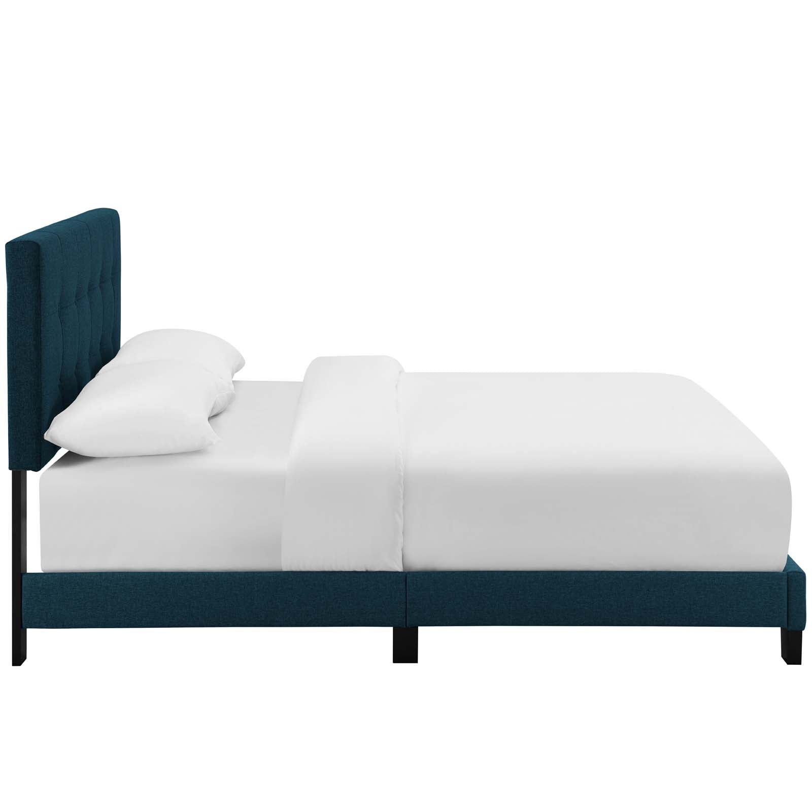 Modway Beds - Amira Full Upholstered Fabric Bed Azure