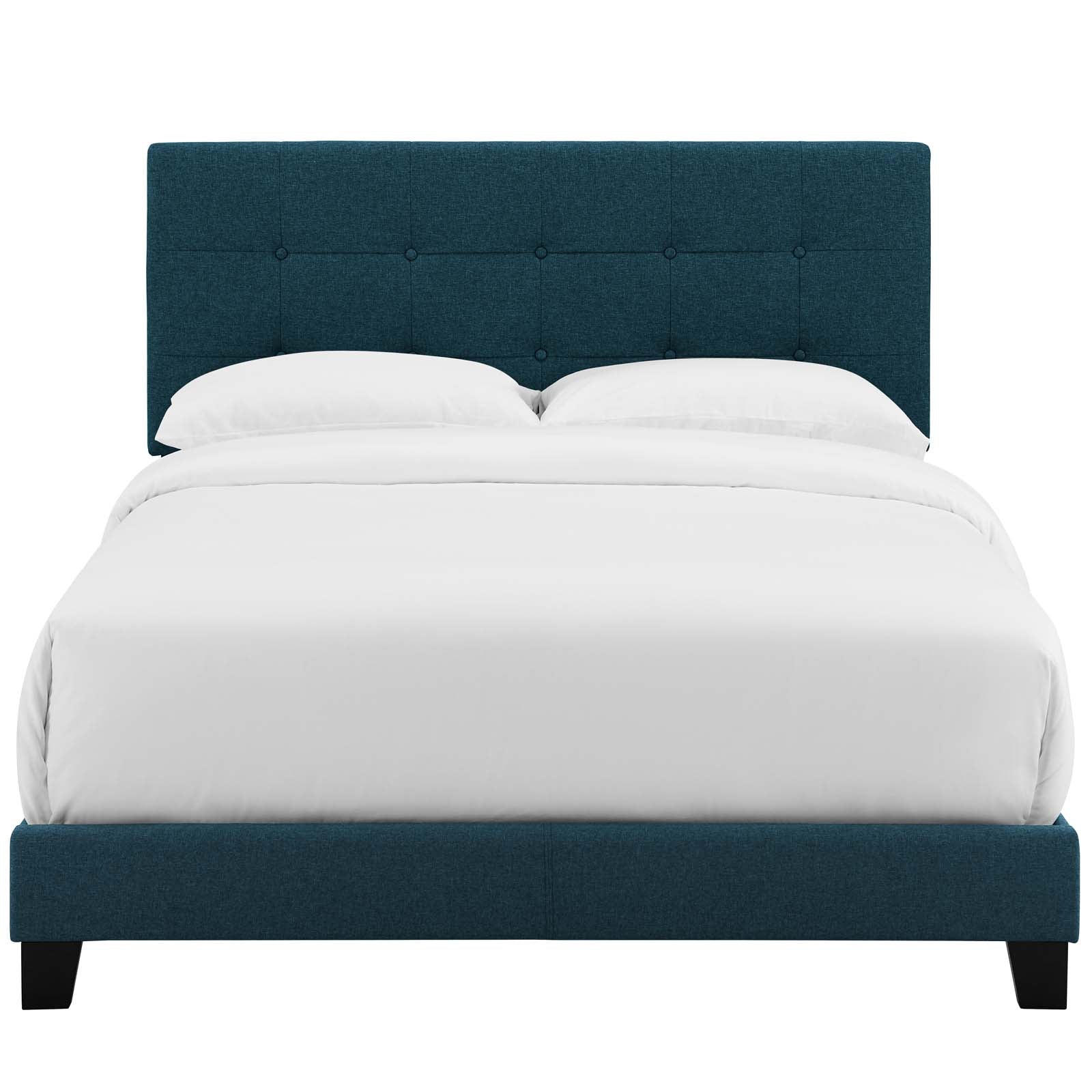 Modway Beds - Amira Full Upholstered Fabric Bed Azure