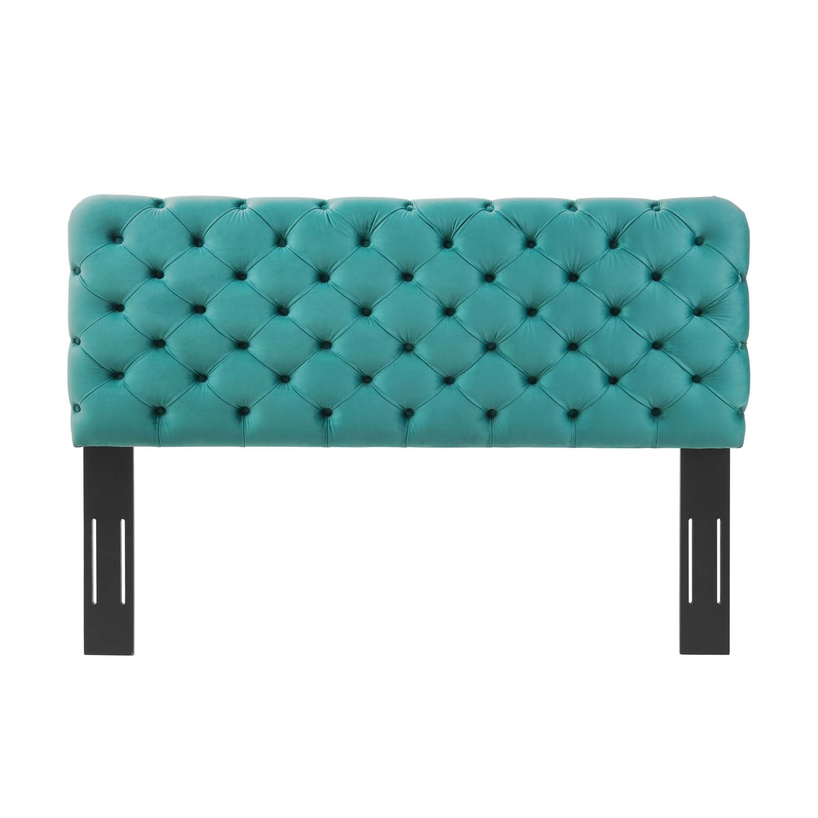 Modway Headboards - Lizzy Tufted Twin Headboard Teal