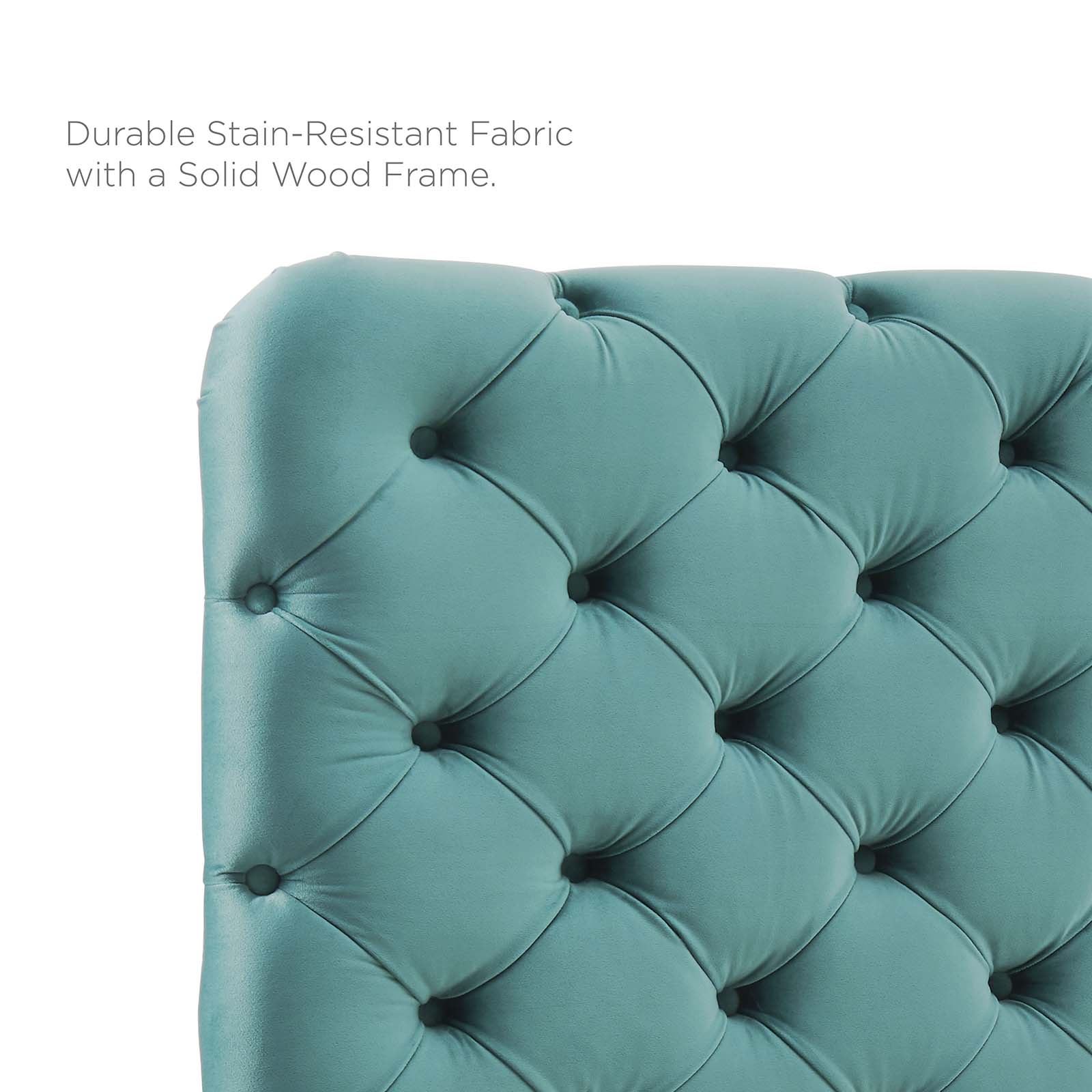 Modway Headboards - Lizzy Tufted Twin Headboard Teal