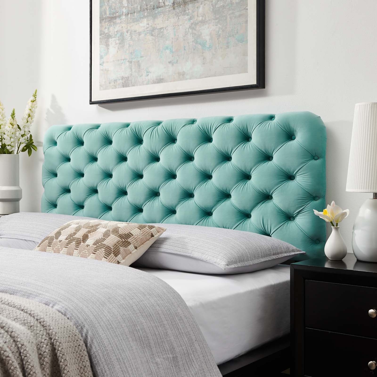Modway Headboards - Lizzy Tufted King/California King Headboard Mint