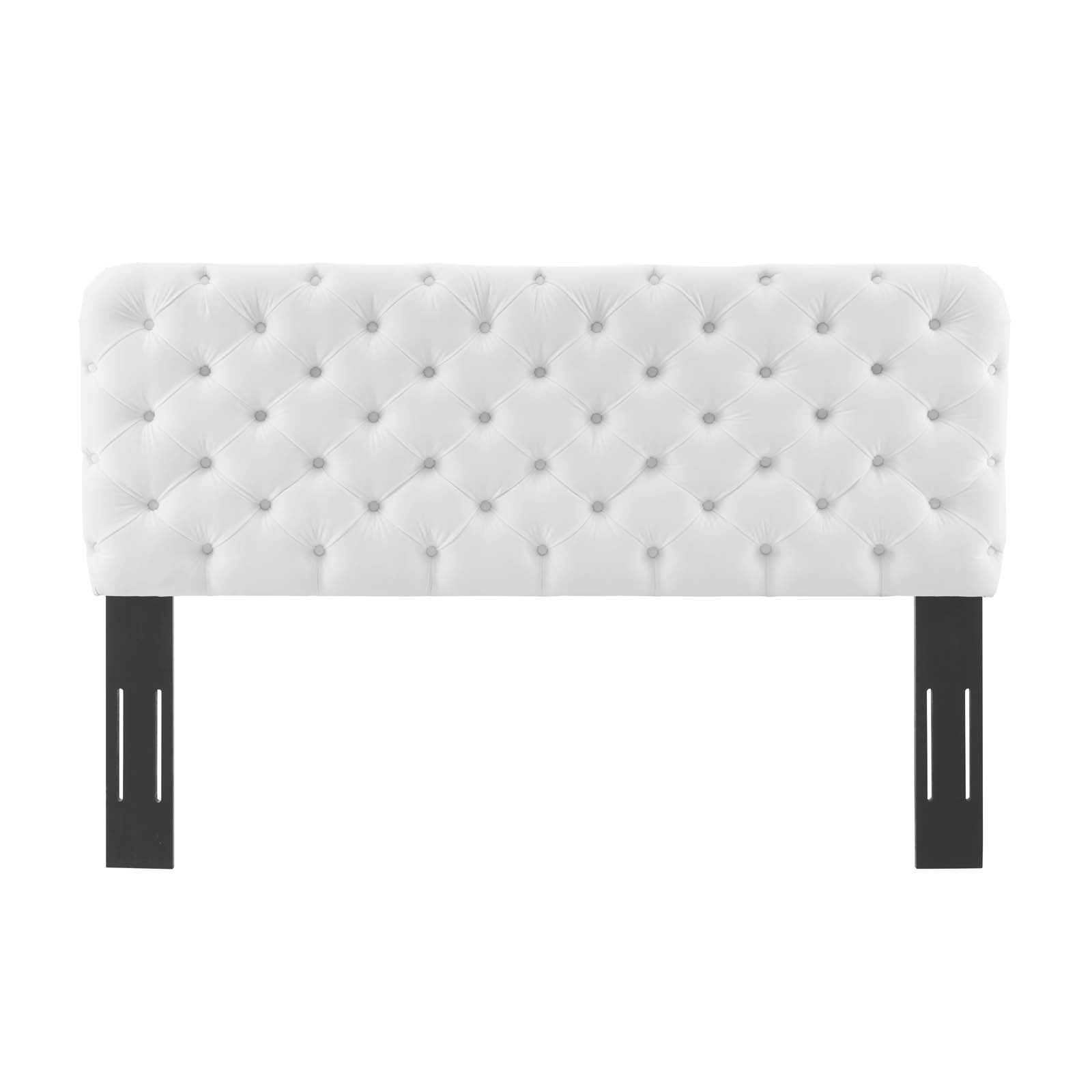 Modway Headboards - Lizzy Tufted King/California King Performance Velvet Headboard White