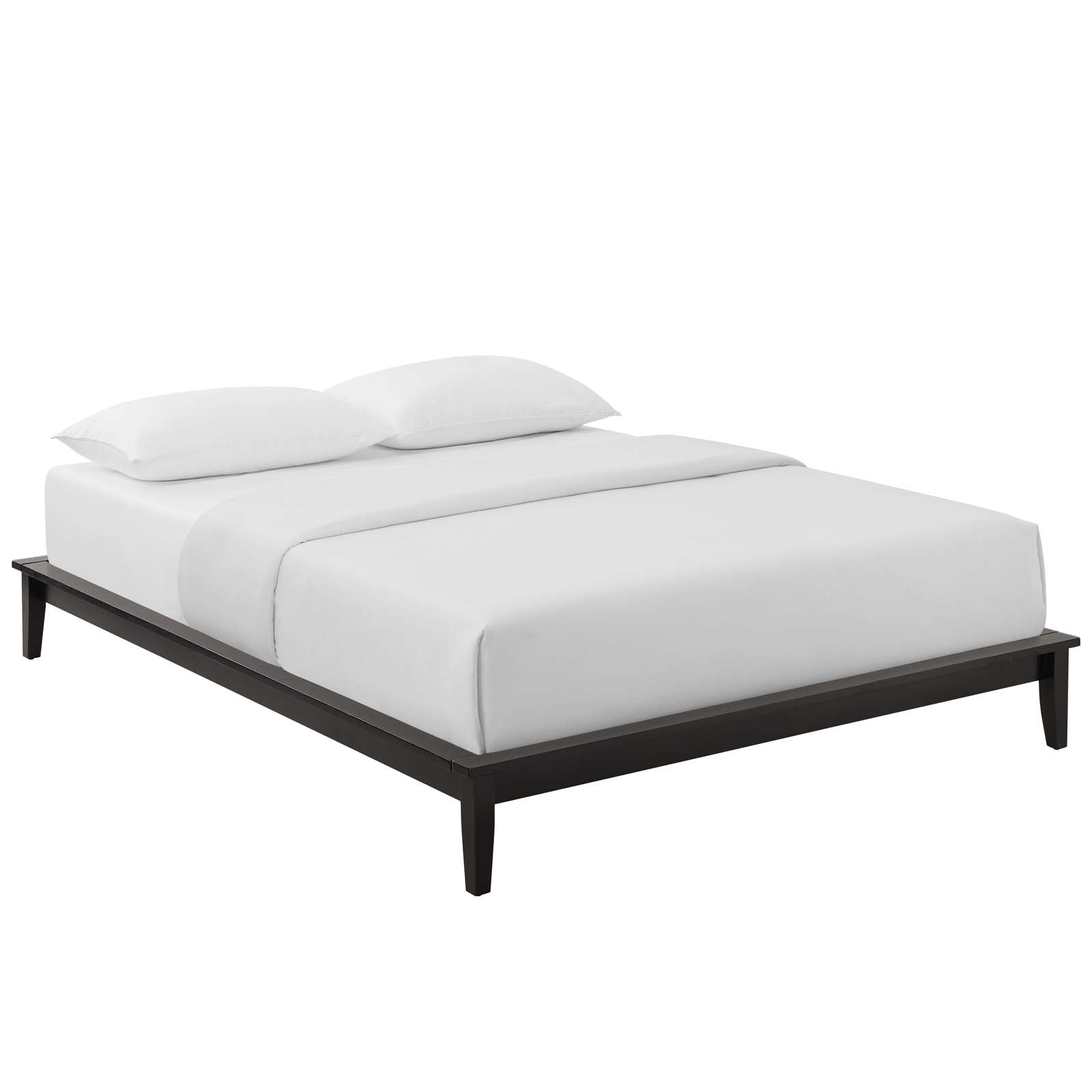 Modway Beds - Lodge Platform Queen Bed Frame Cappuccino