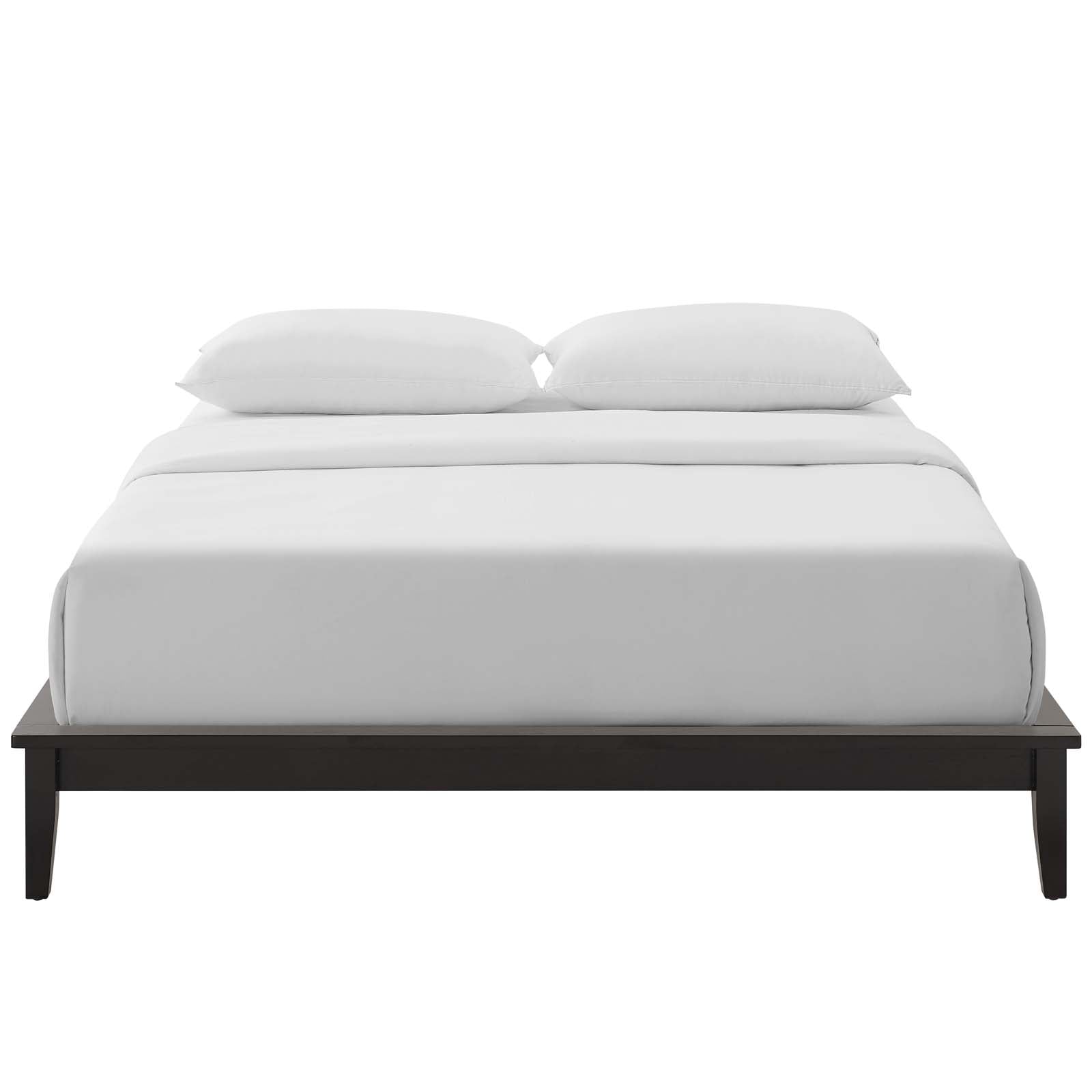 Modway Beds - Lodge Platform Queen Bed Frame Cappuccino